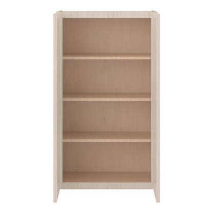 Ivory Elegant Craftsman Shaker W2442 wall cabinet – open front view, RTA kitchen cabinet
