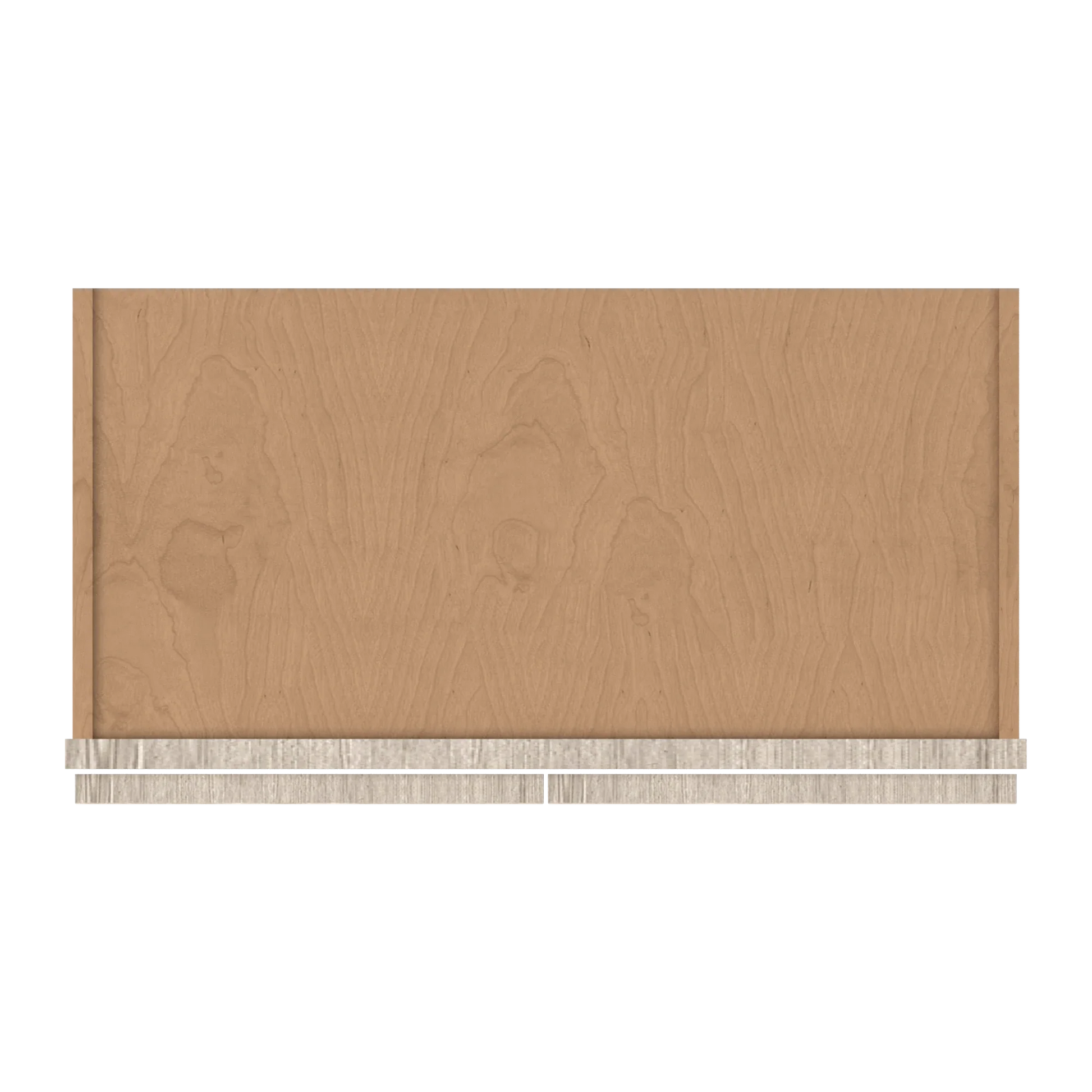 Ivory Elegant Craftsman Shaker W2442 wall cabinet – top view, RTA kitchen cabinet