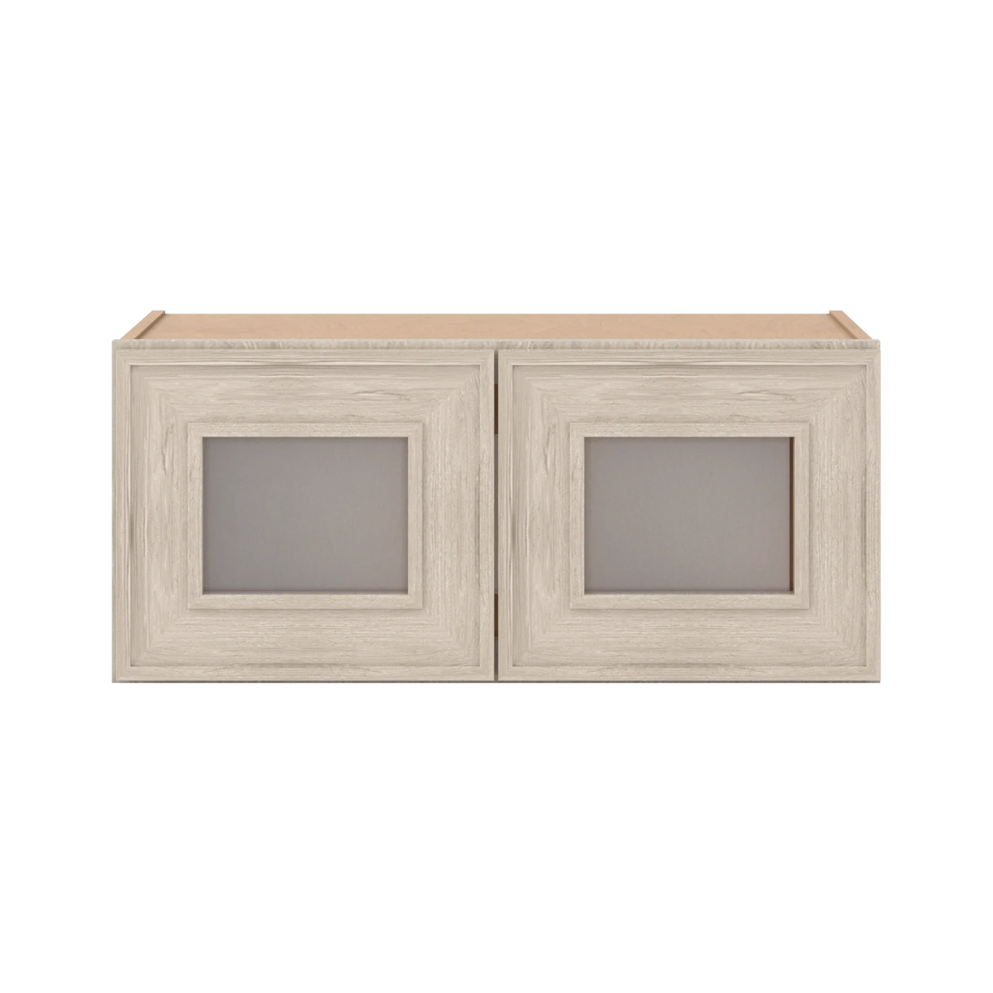 Ivory Elegant Craftsman Shaker W2712GD wall cabinet – close front view, RTA kitchen cabinet