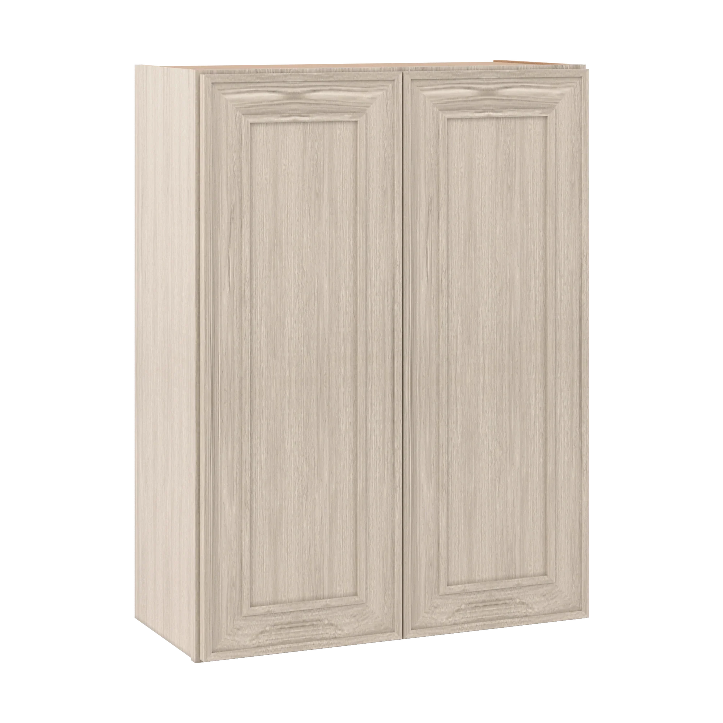Ivory Elegant Craftsman Shaker W2736 wall cabinet – close angle view, RTA kitchen cabinet