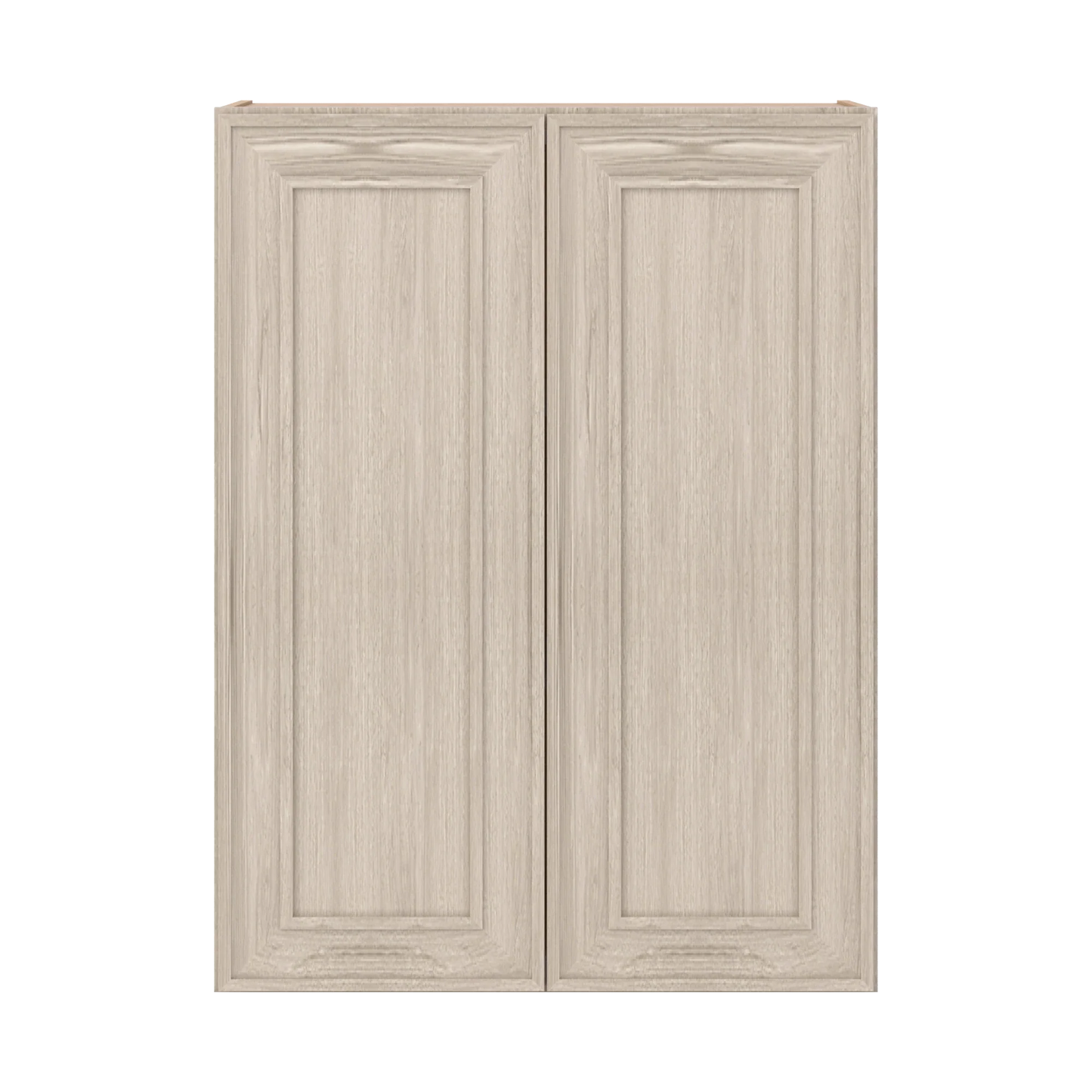 Ivory Elegant Craftsman Shaker W2736 wall cabinet – close front view, RTA kitchen cabinet