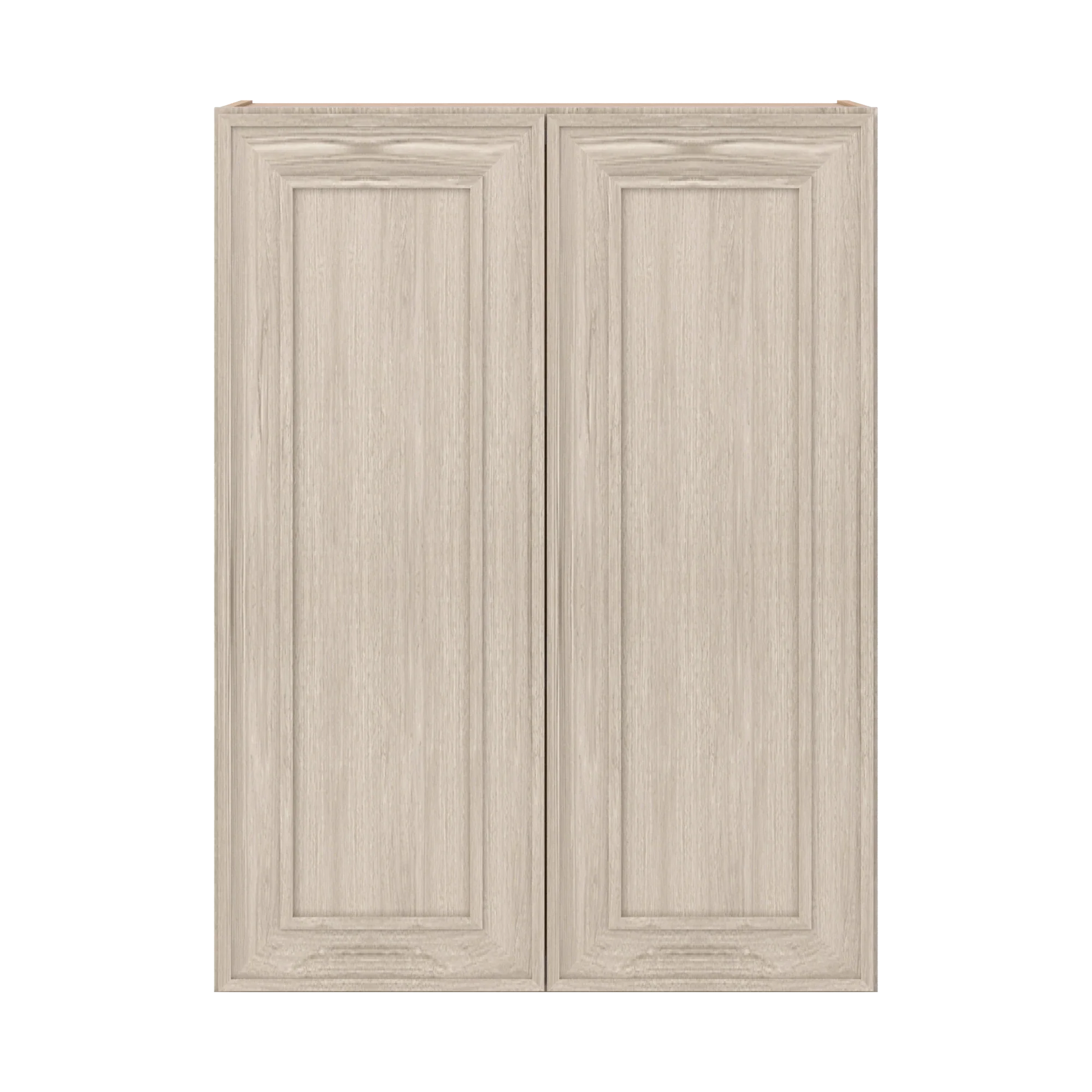 Ivory Elegant Craftsman Shaker W2736 wall cabinet – close front view, RTA kitchen cabinet
