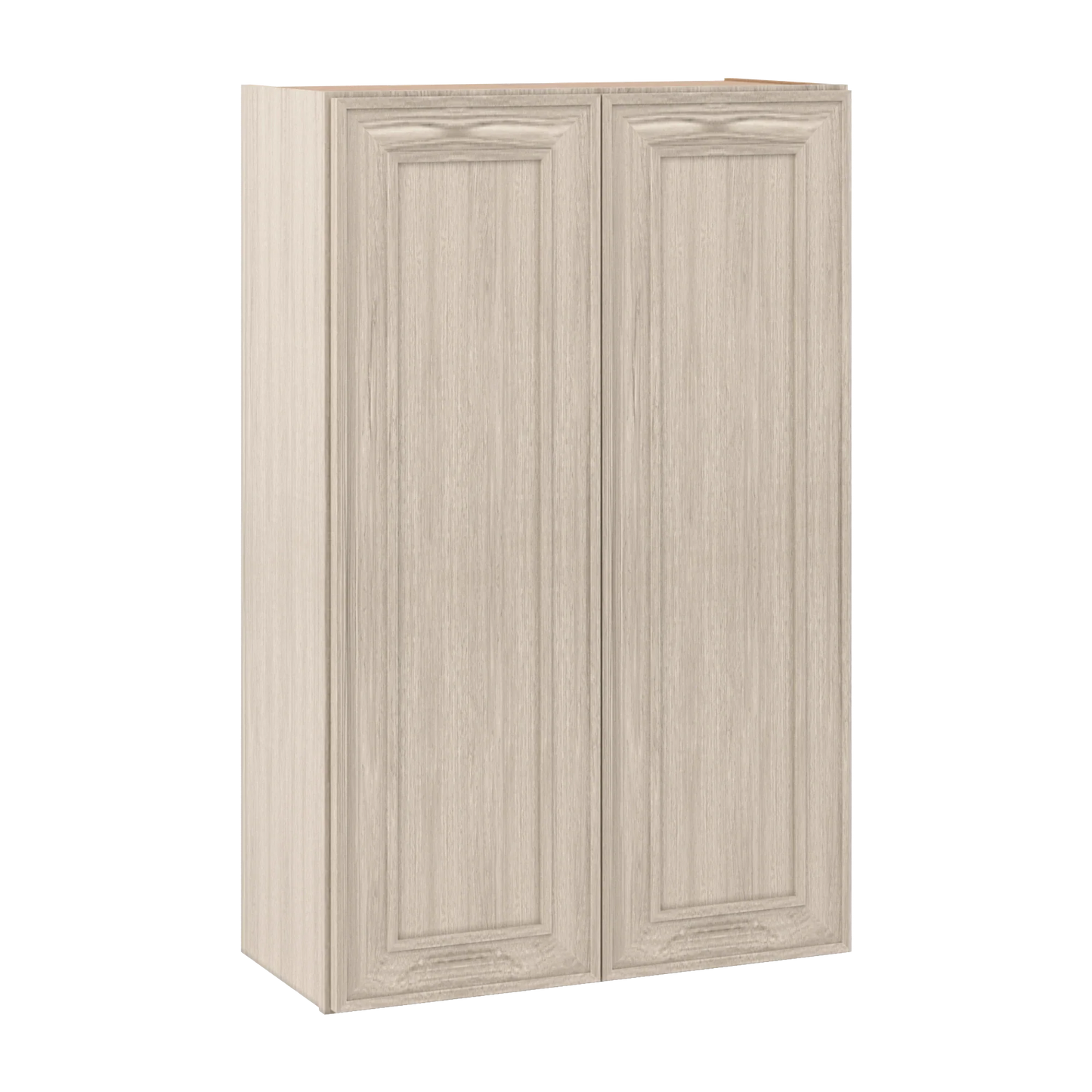 Ivory Elegant Craftsman Shaker W2742 wall cabinet – close angle view, RTA kitchen cabinet