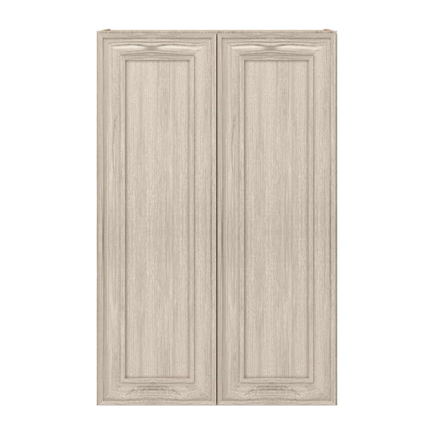Ivory Elegant Craftsman Shaker W2742 wall cabinet – close front view, RTA kitchen cabinet