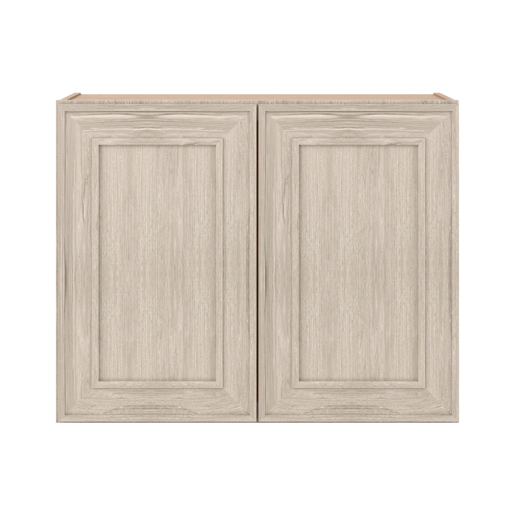 Ivory Elegant Craftsman Shaker W3024 wall cabinet – close front view, RTA kitchen cabinet