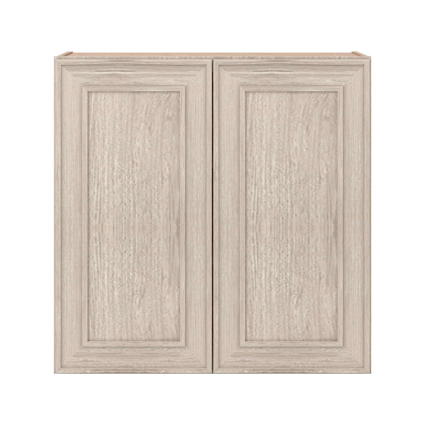 Ivory Elegant Craftsman Shaker W3030 wall cabinet – close front view, RTA kitchen cabinet