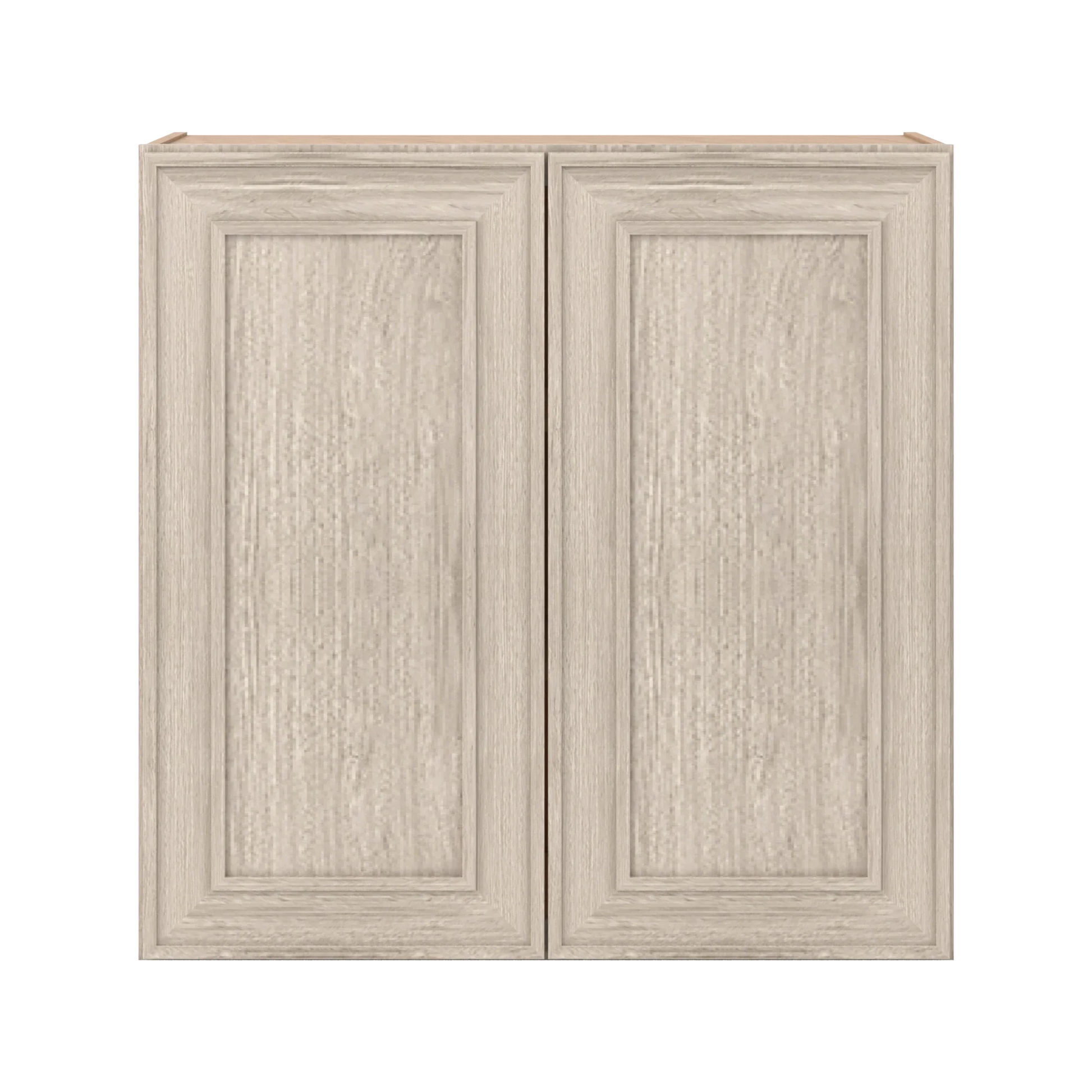 Ivory Elegant Craftsman Shaker W3030 wall cabinet – close front view, RTA kitchen cabinet