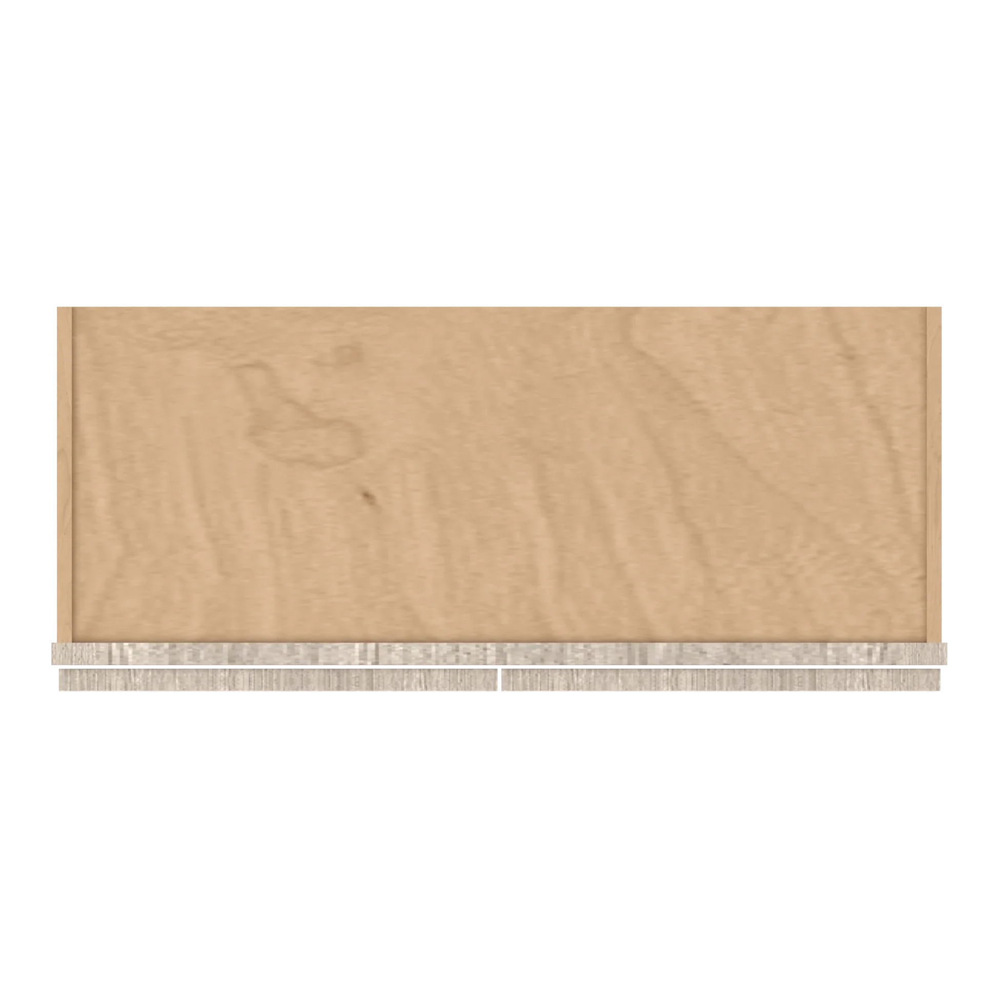 Ivory Elegant Craftsman Shaker W3030 wall cabinet – top view, RTA kitchen cabinet