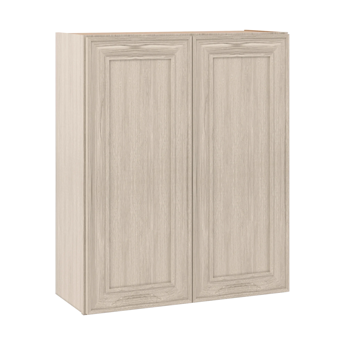 Ivory Elegant Craftsman Shaker W3036 wall cabinet – close angle view, RTA kitchen cabinet