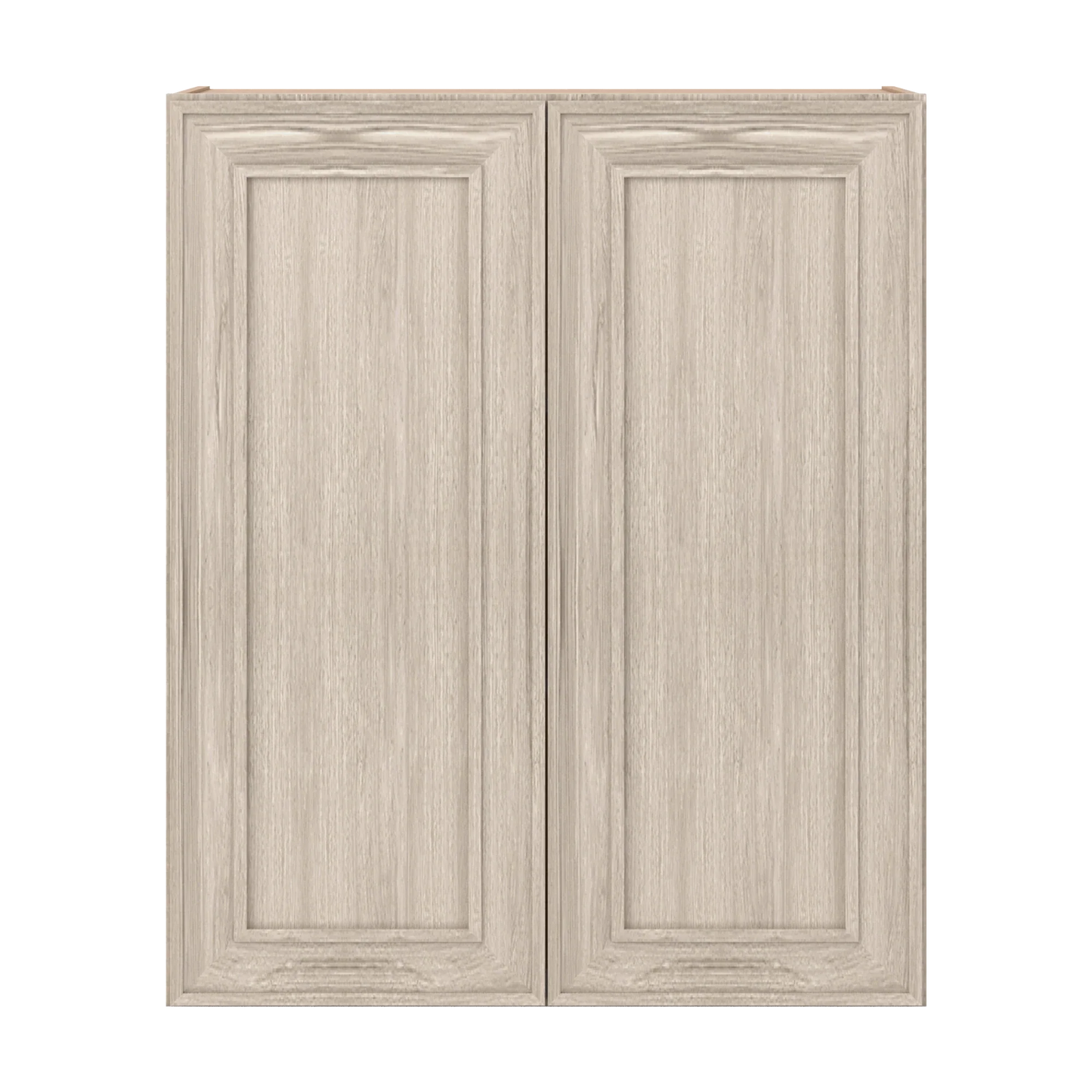 Ivory Elegant Craftsman Shaker W3036 wall cabinet – close front view, RTA kitchen cabinet