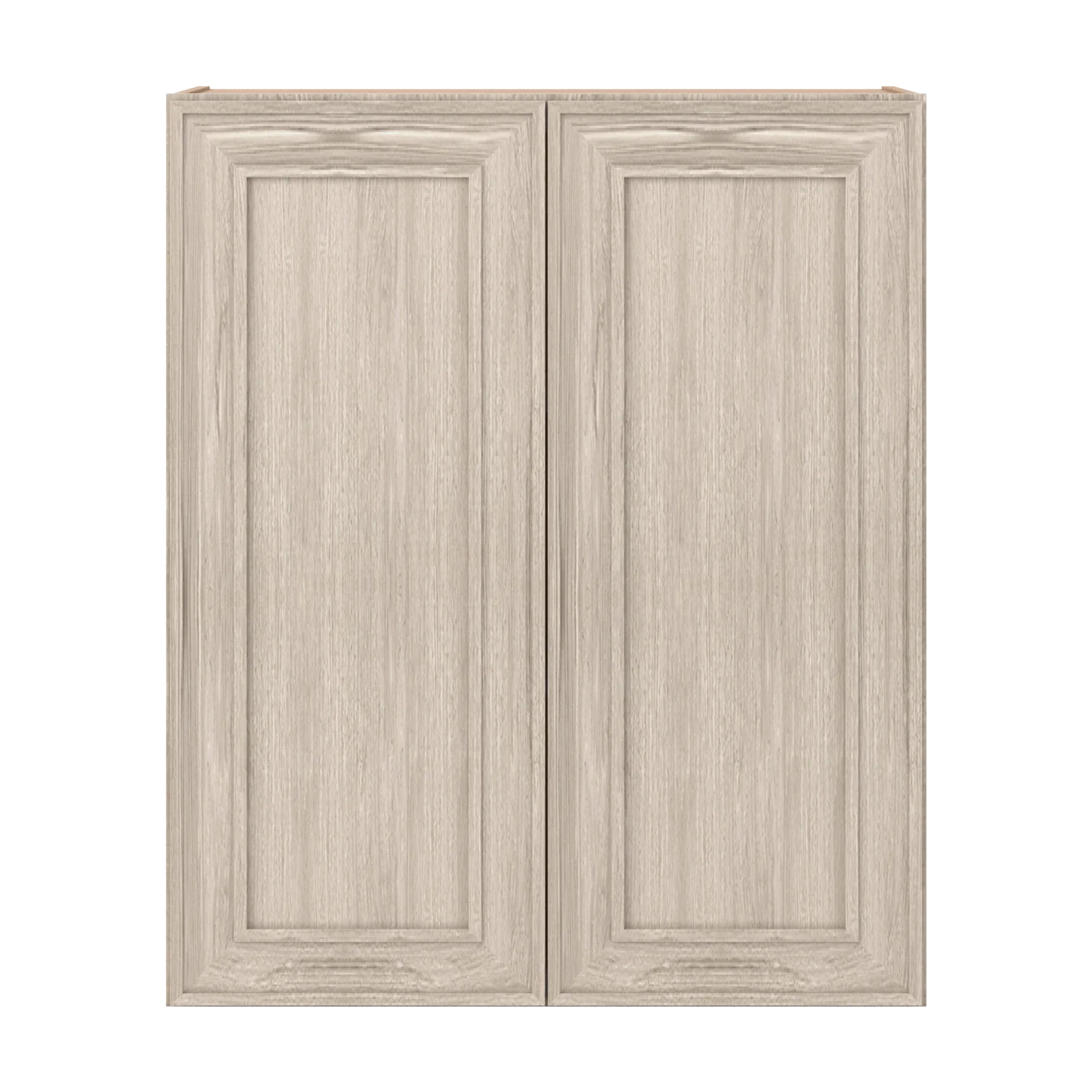 Ivory Elegant Craftsman Shaker W3036 wall cabinet – close front view, RTA kitchen cabinet