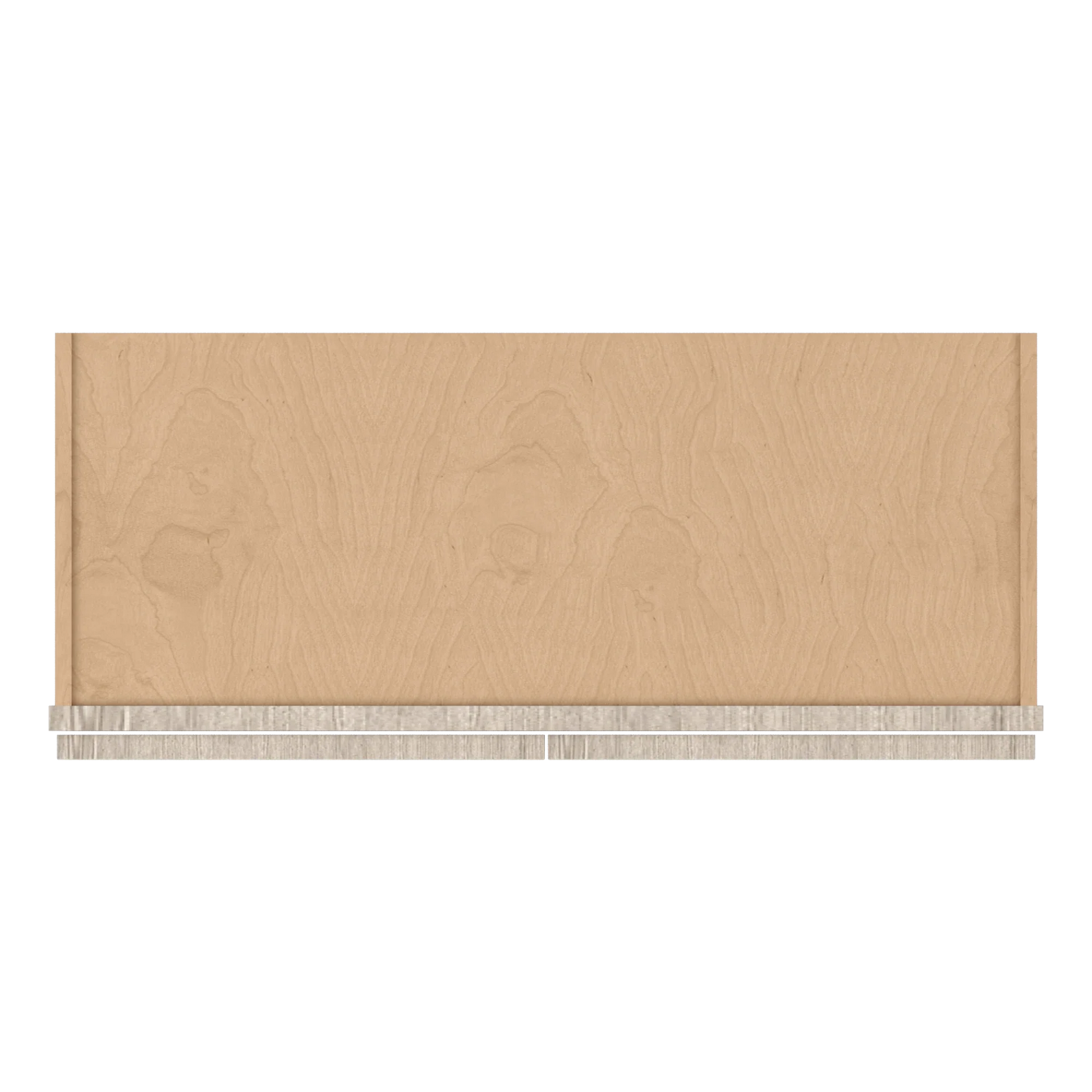 Ivory Elegant Craftsman Shaker W3036 wall cabinet – top view, RTA kitchen cabinet