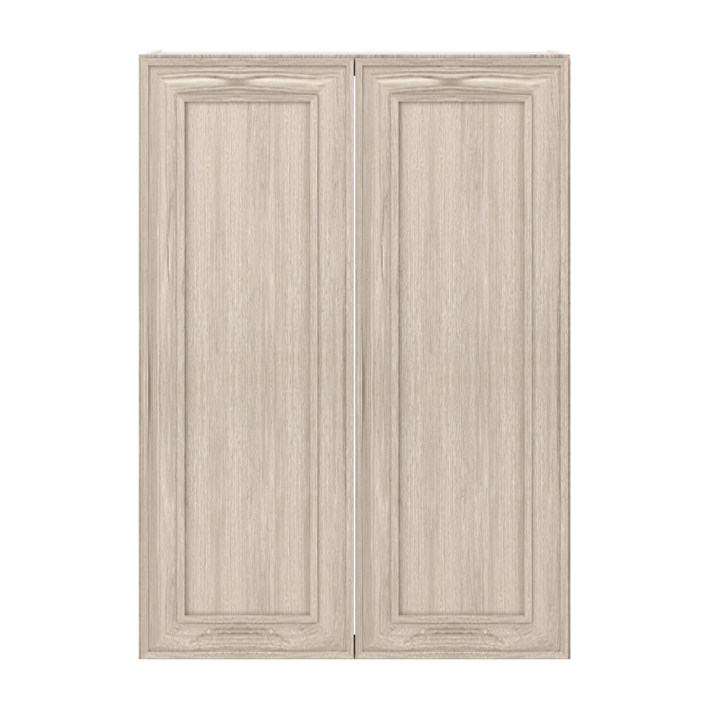 Ivory Elegant Craftsman Shaker W3042 wall cabinet – close front view, RTA kitchen cabinet
