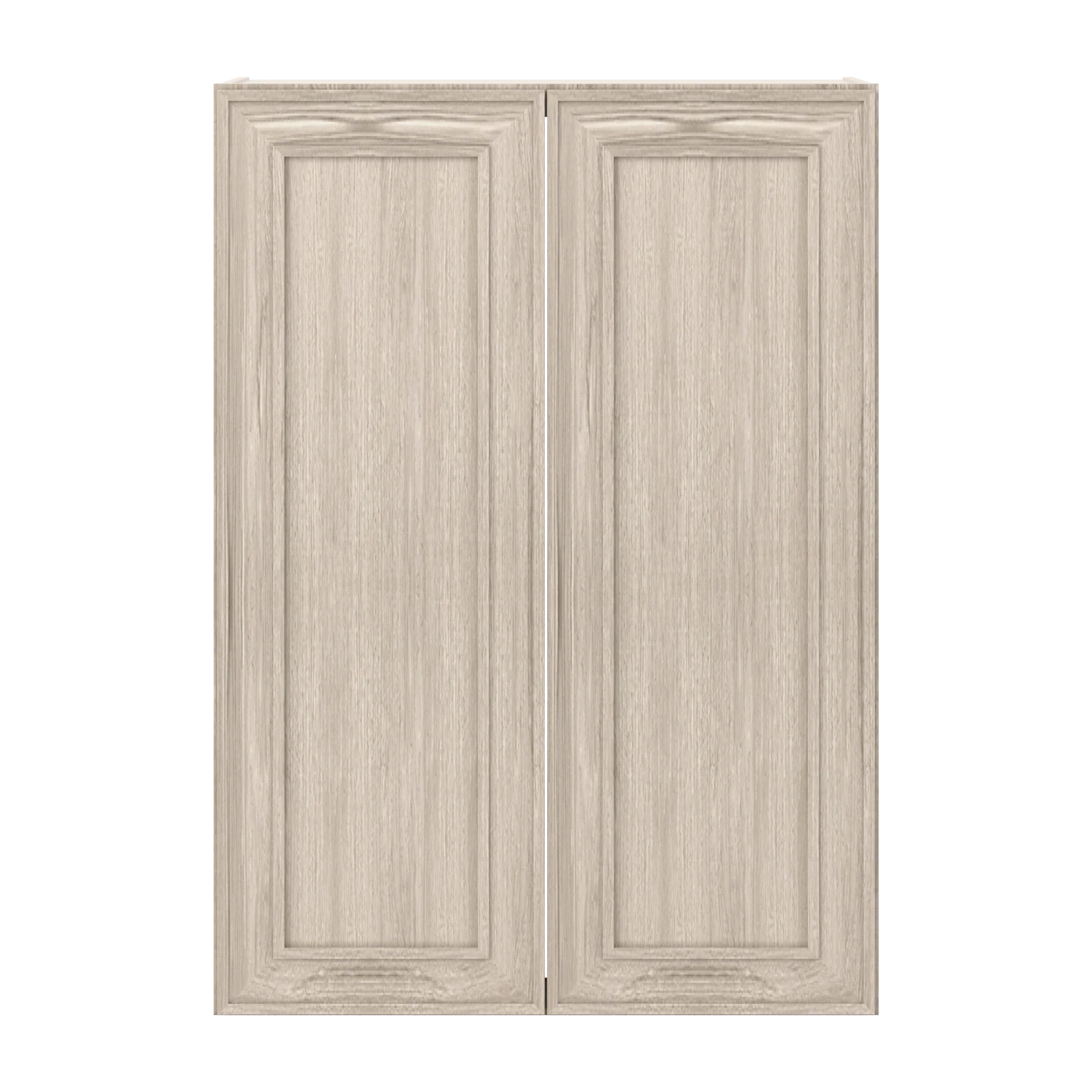 Ivory Elegant Craftsman Shaker W3042 wall cabinet – close front view, RTA kitchen cabinet