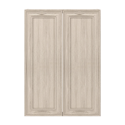 Ivory Elegant Craftsman Shaker W3042 wall cabinet – close front view, RTA kitchen cabinet