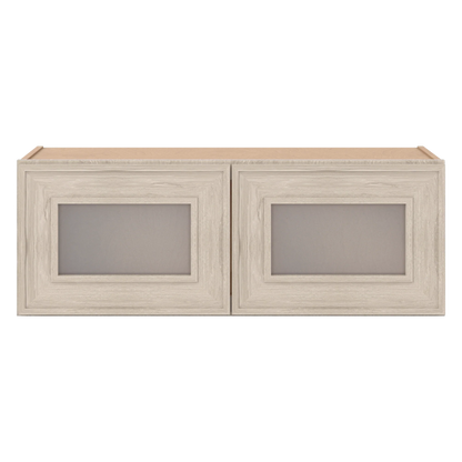 Ivory Elegant Craftsman Shaker W3312GD wall cabinet – close front view, RTA kitchen cabinet
