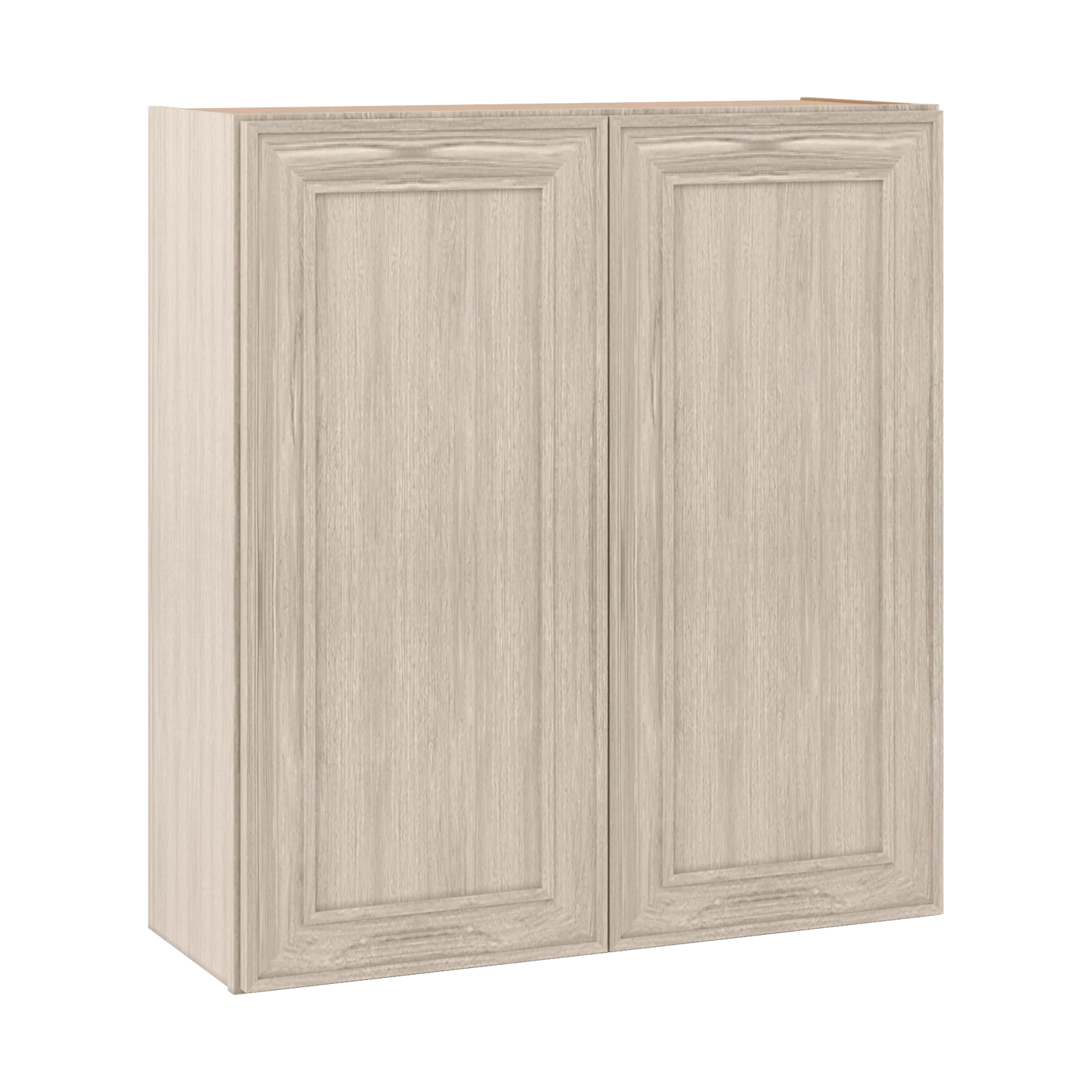 Ivory Elegant Craftsman Shaker W3336 wall cabinet – close angle view, RTA kitchen cabinet
