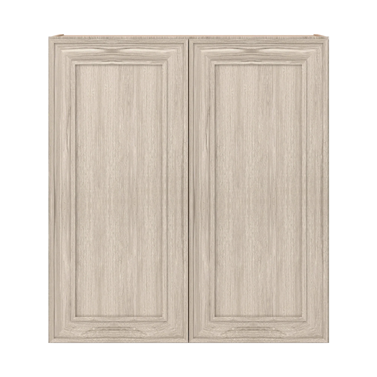 Ivory Elegant Craftsman Shaker W3336 wall cabinet – close front view, RTA kitchen cabinet
