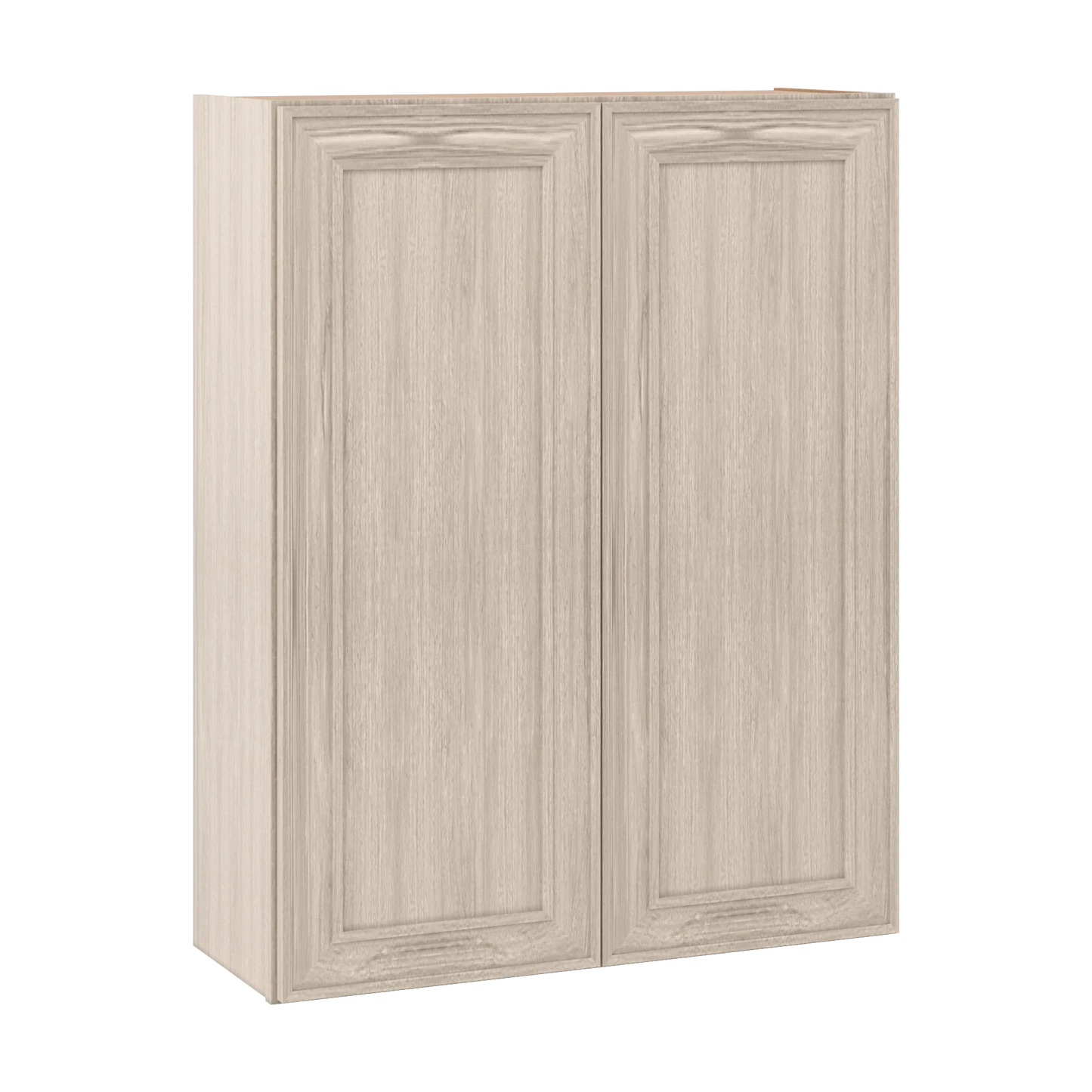 Ivory Elegant Craftsman Shaker W3342 wall cabinet – close angle view, RTA kitchen cabinet