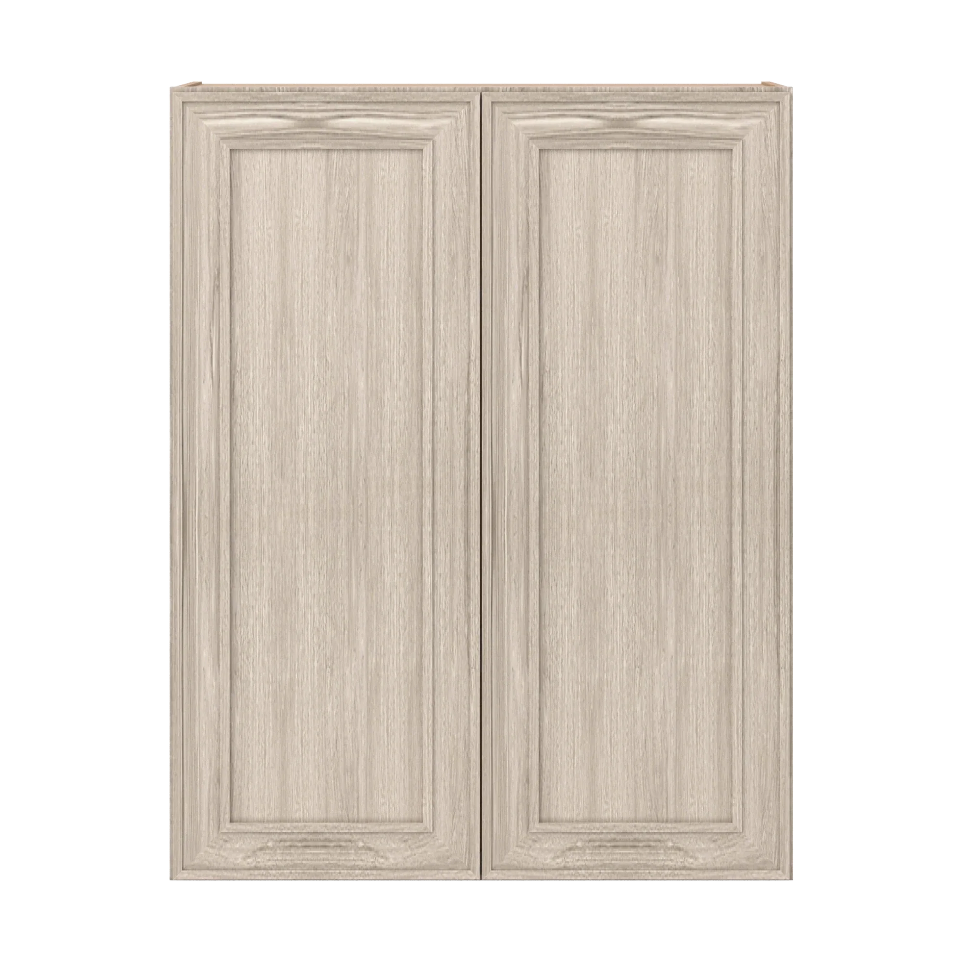 Ivory Elegant Craftsman Shaker W3342 wall cabinet – close front view, RTA kitchen cabinet