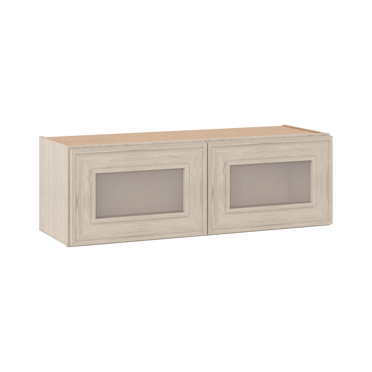 Ivory Elegant Craftsman Shaker W3612GD wall cabinet – close angle view, RTA kitchen cabinet