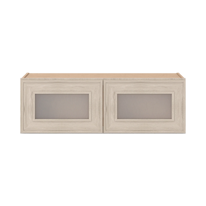 Ivory Elegant Craftsman Shaker W3612GD wall cabinet – close front view, RTA kitchen cabinet
