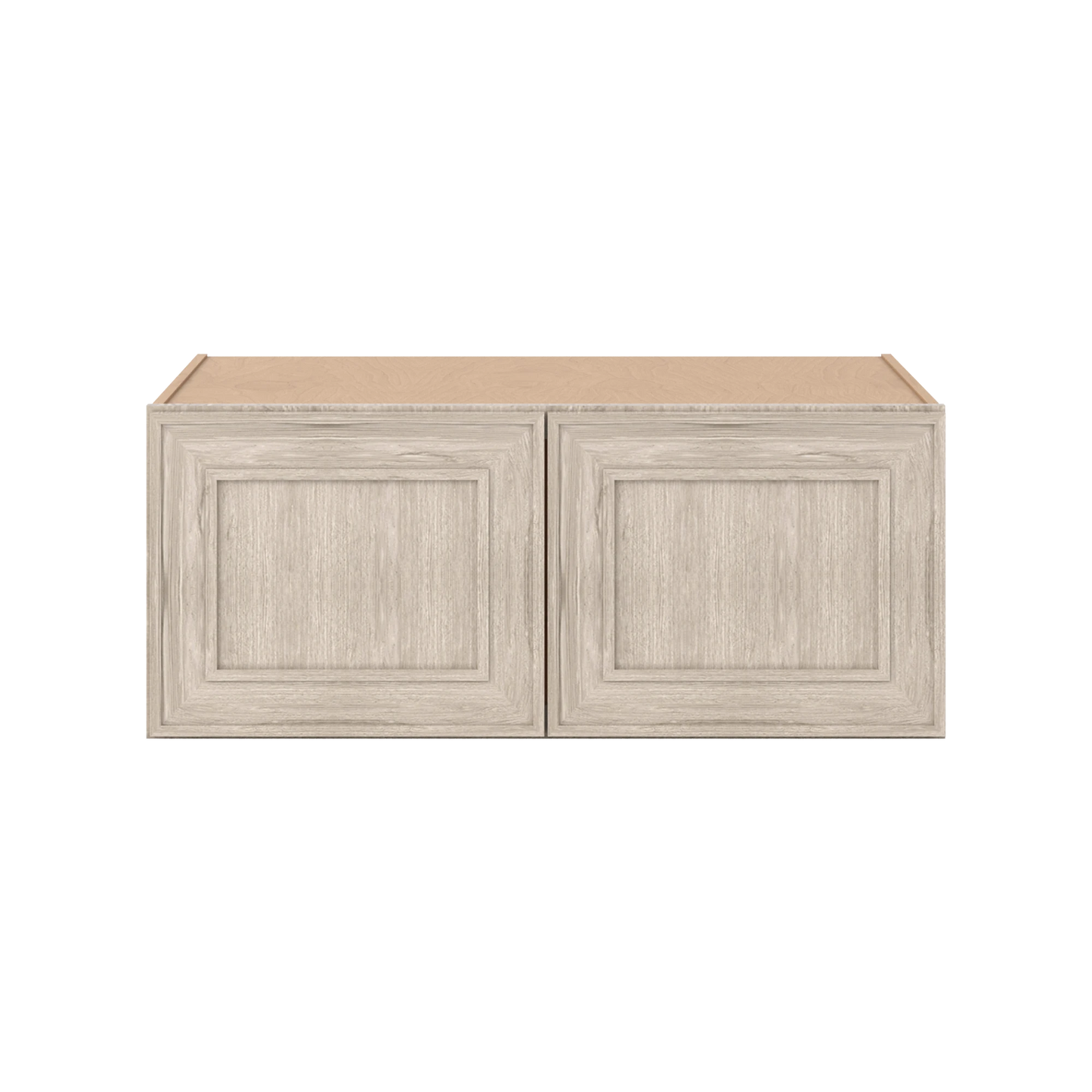 36" Wide 24" Deep 12", 15", 18", 21" & 24" Tall Ivory Elegant Craftsman Shaker Refrigerator Wall Cabinet