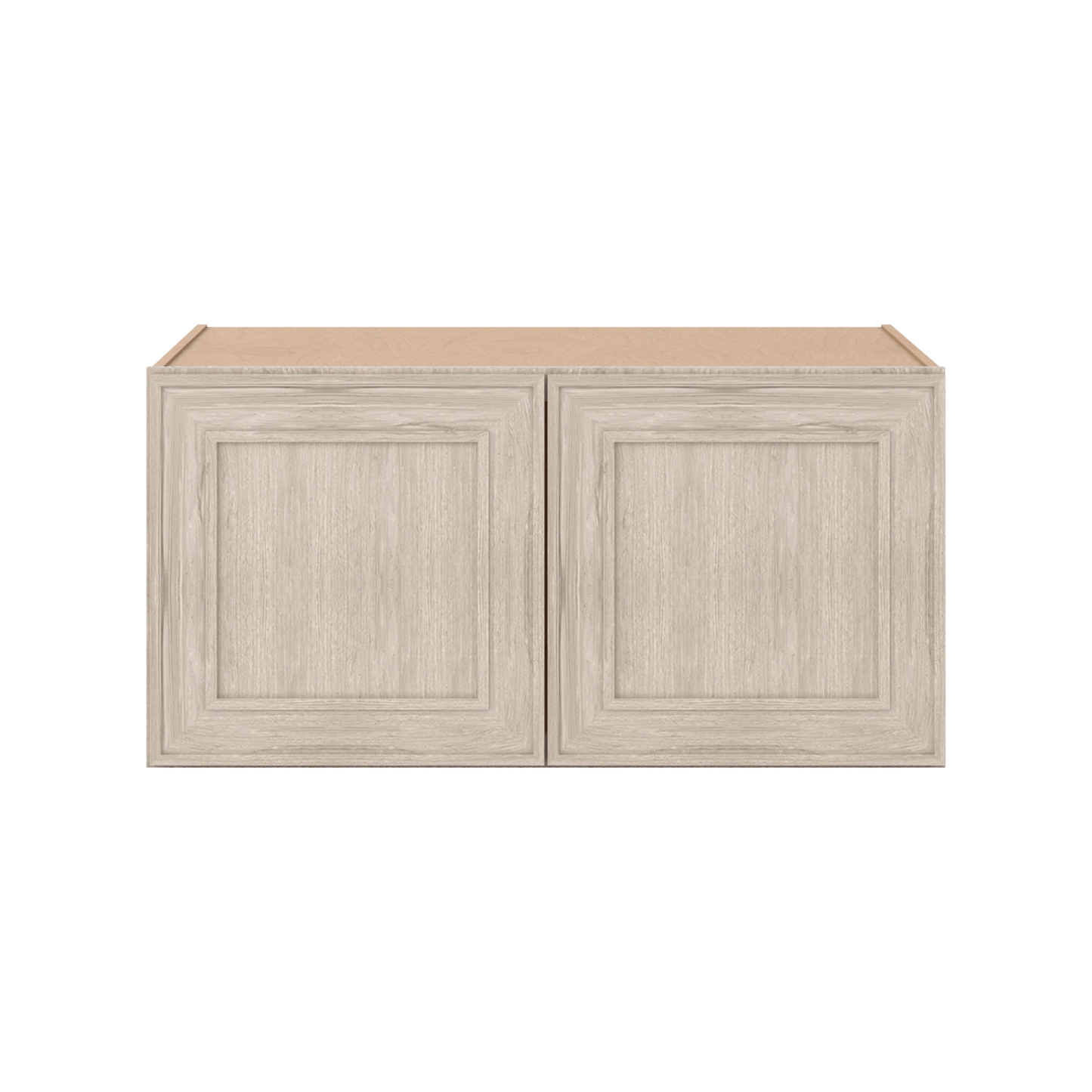 36" Wide 24" Deep 12", 15", 18", 21" & 24" Tall Ivory Elegant Craftsman Shaker Refrigerator Wall Cabinet