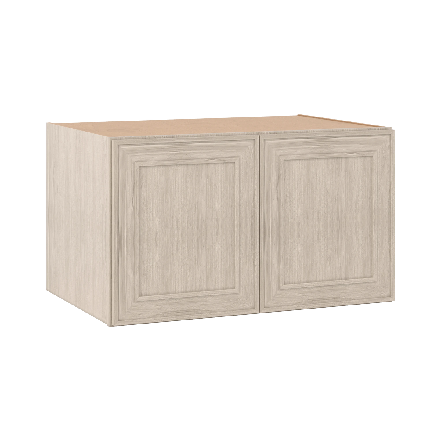 36" Wide 24" Deep 12", 15", 18", 21" & 24" Tall Ivory Elegant Craftsman Shaker Refrigerator Wall Cabinet
