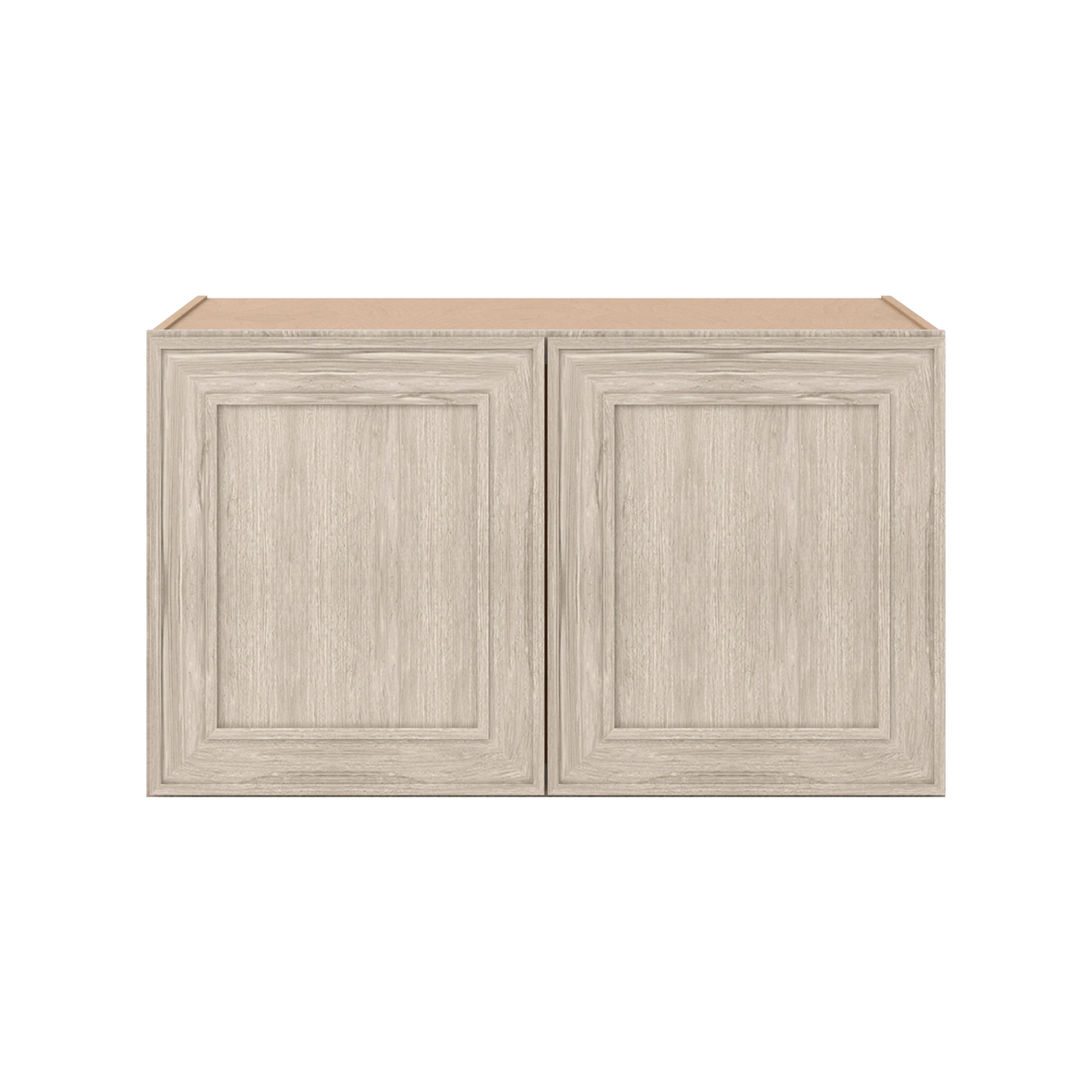 36" Wide 24" Deep 12", 15", 18", 21" & 24" Tall Ivory Elegant Craftsman Shaker Refrigerator Wall Cabinet