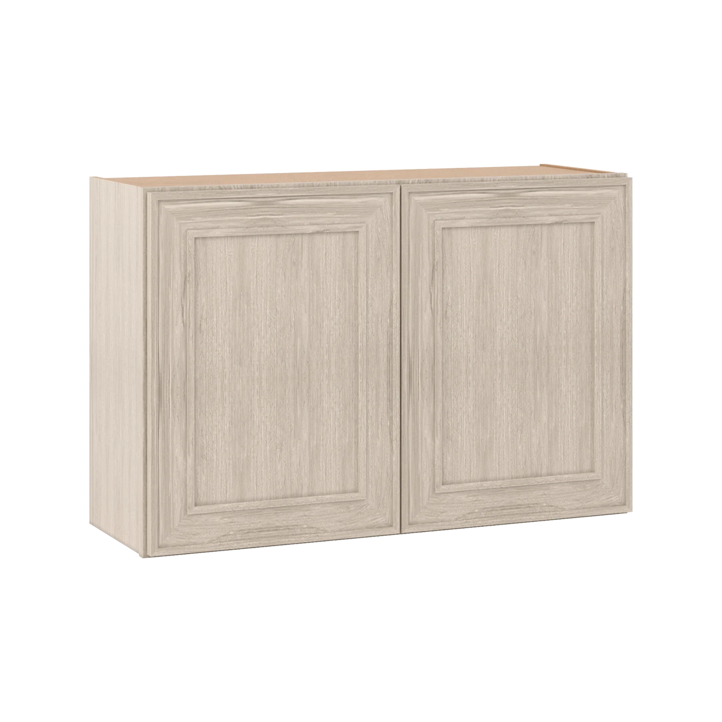 Ivory Elegant Craftsman Shaker W3624 wall cabinet – close angle view, RTA kitchen cabinet