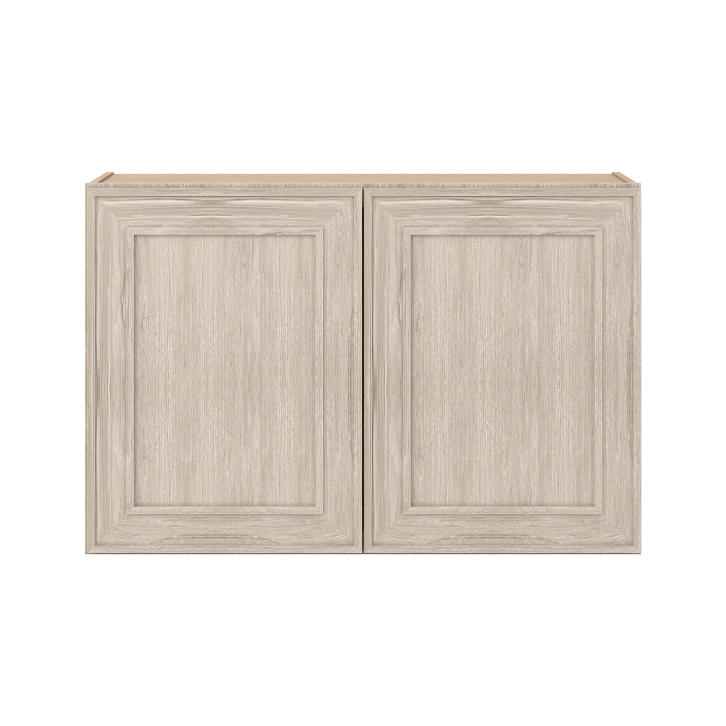 Ivory Elegant Craftsman Shaker W3624 wall cabinet – close front view, RTA kitchen cabinet