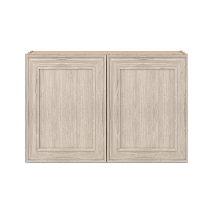 Ivory Elegant Craftsman Shaker W3624 wall cabinet – close front view, RTA kitchen cabinet