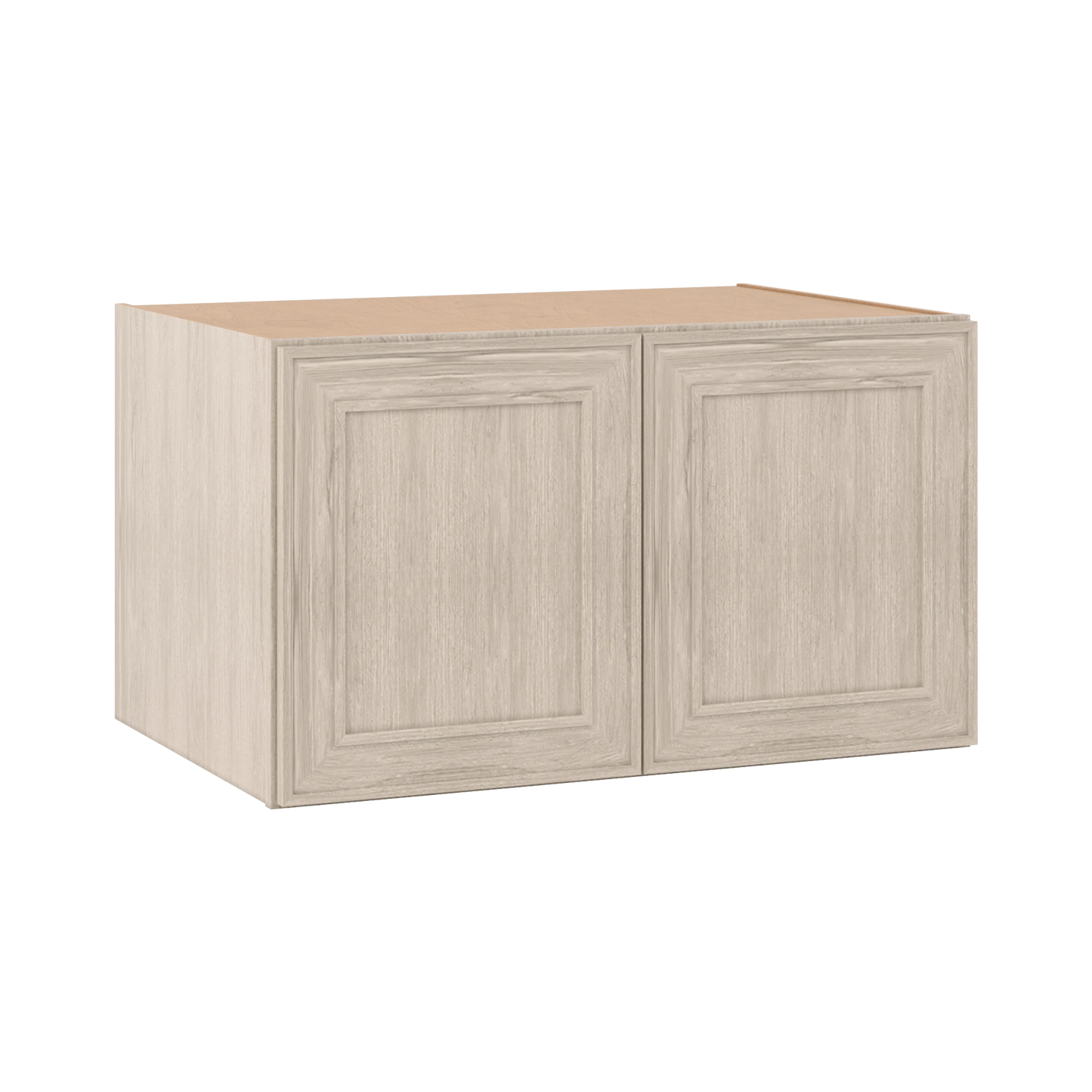 36" Wide 24" Deep 12", 15", 18", 21" & 24" Tall Ivory Elegant Craftsman Shaker Refrigerator Wall Cabinet