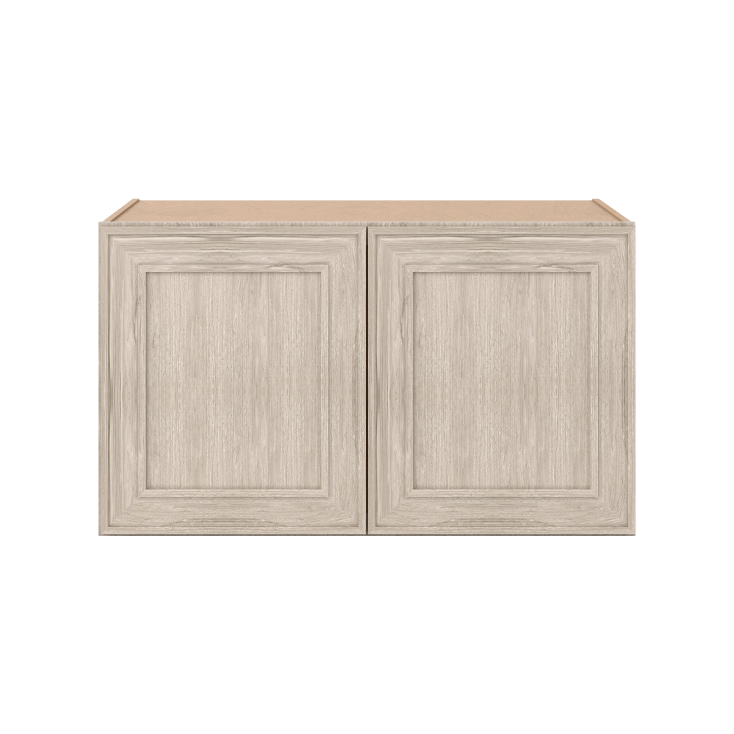36" Wide 24" Deep 12", 15", 18", 21" & 24" Tall Ivory Elegant Craftsman Shaker Refrigerator Wall Cabinet