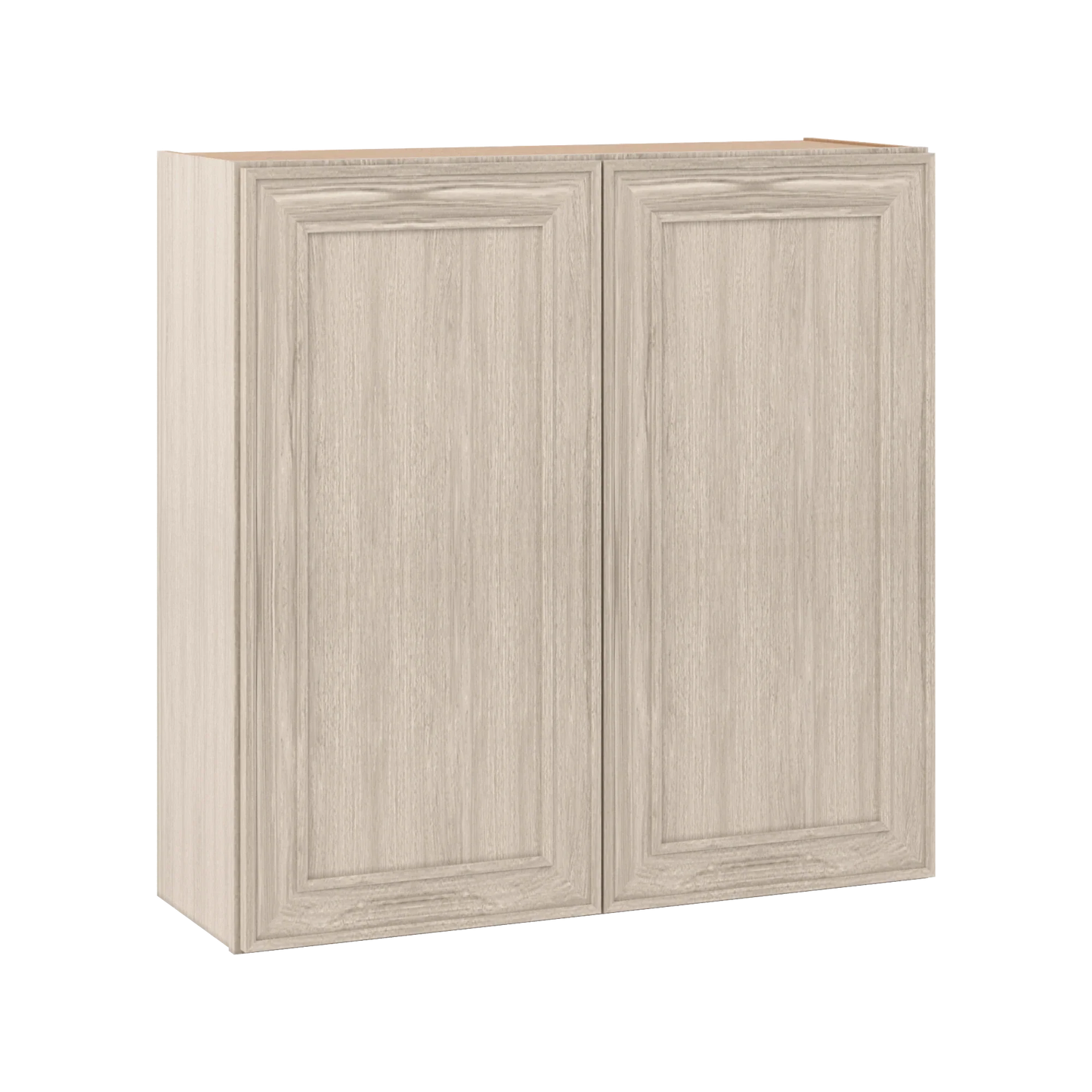 Ivory Elegant Craftsman Shaker W3636 wall cabinet – close angle view, RTA kitchen cabinet