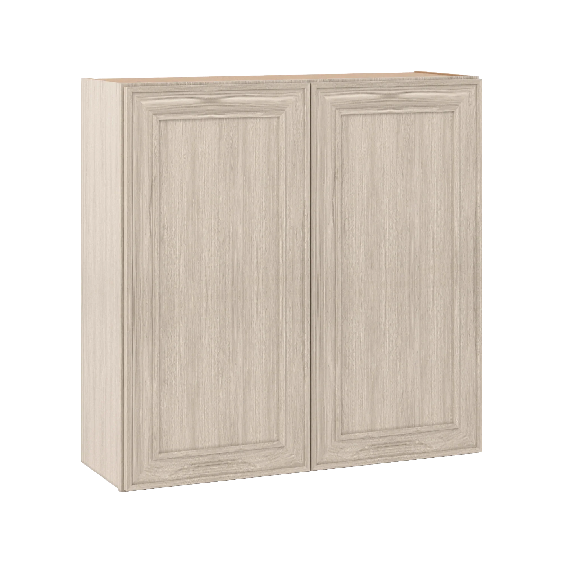 Ivory Elegant Craftsman Shaker W3636 wall cabinet – close angle view, RTA kitchen cabinet