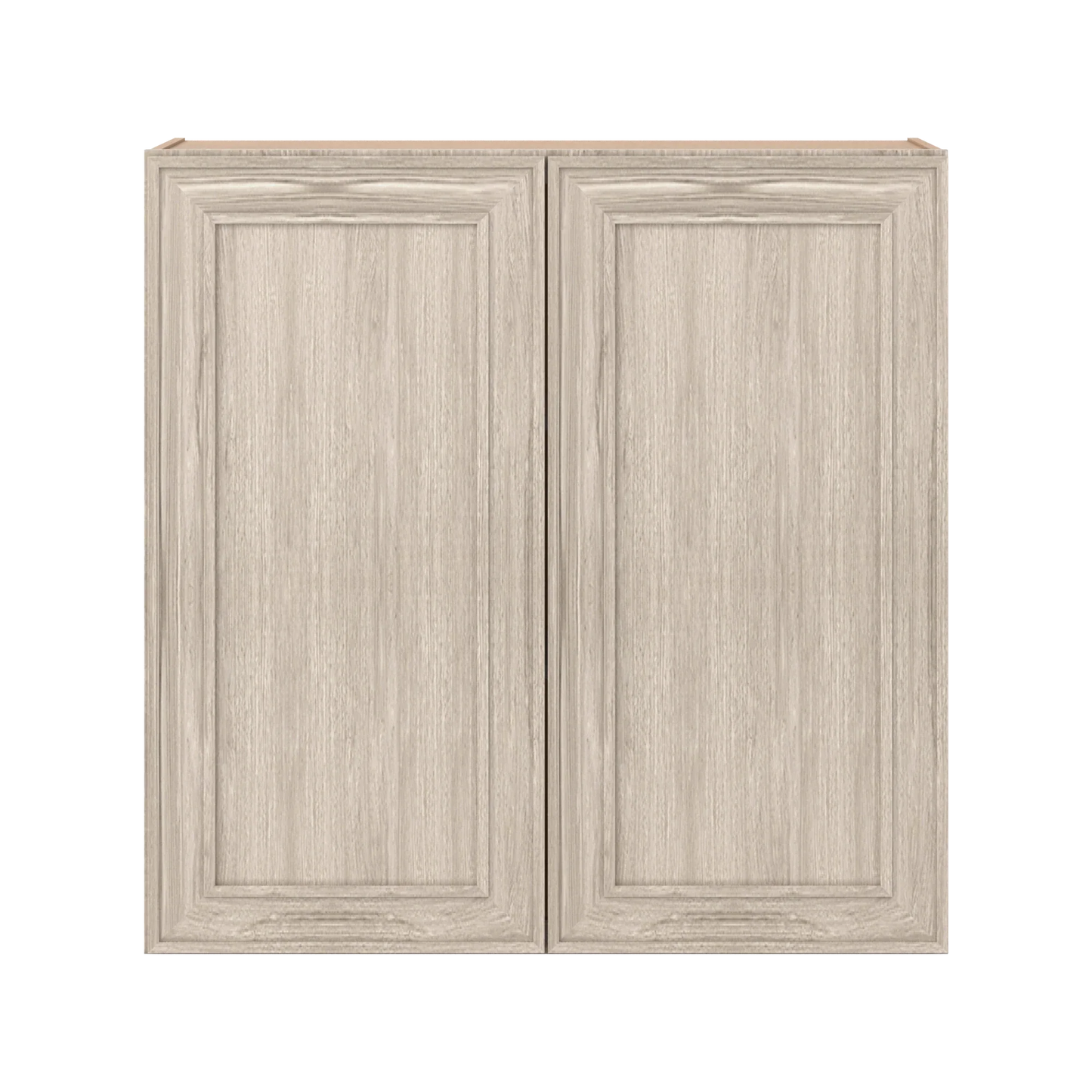 Ivory Elegant Craftsman Shaker W3636 wall cabinet – close front view, RTA kitchen cabinet