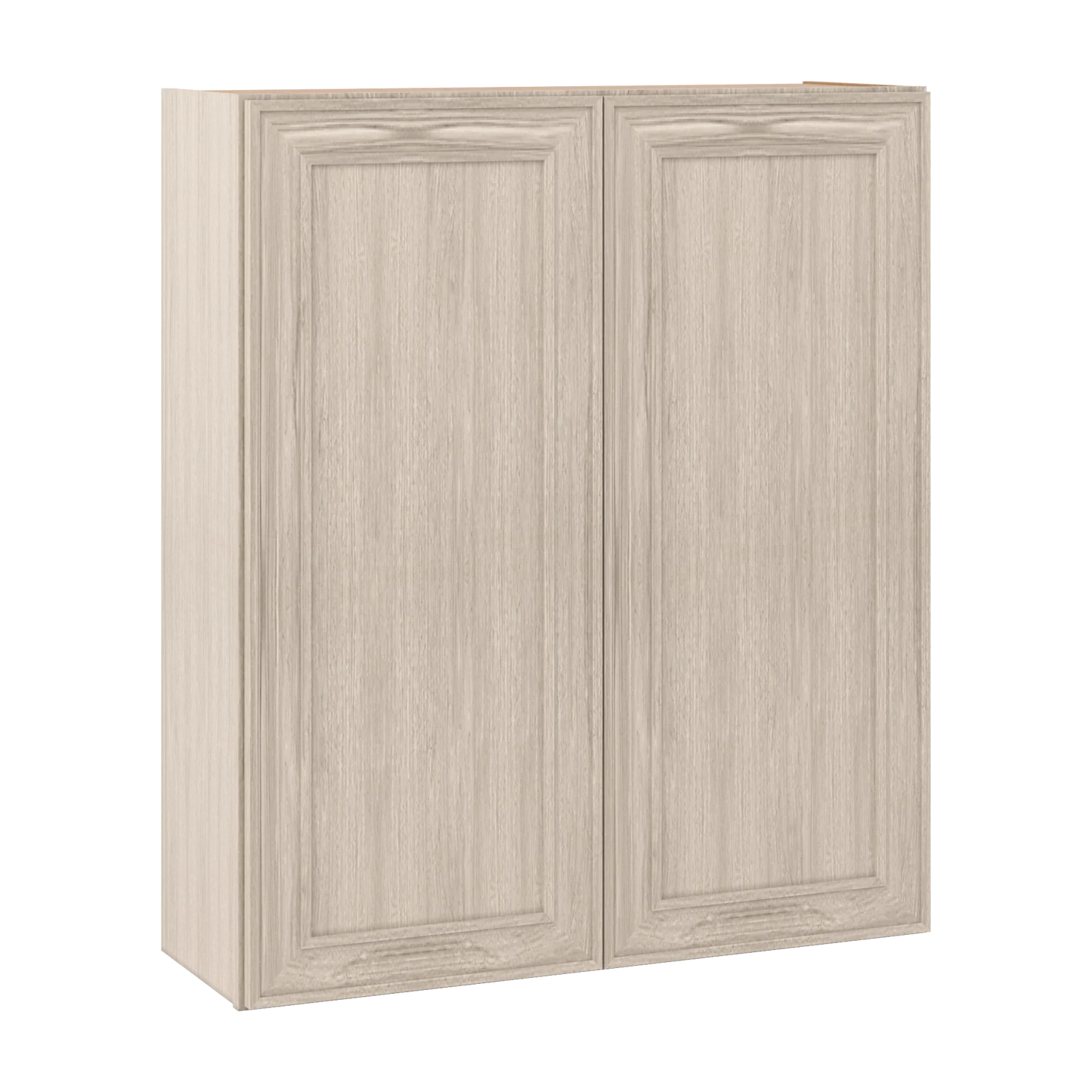 Ivory Elegant Craftsman Shaker W3642 wall cabinet – close angle view, RTA kitchen cabinet