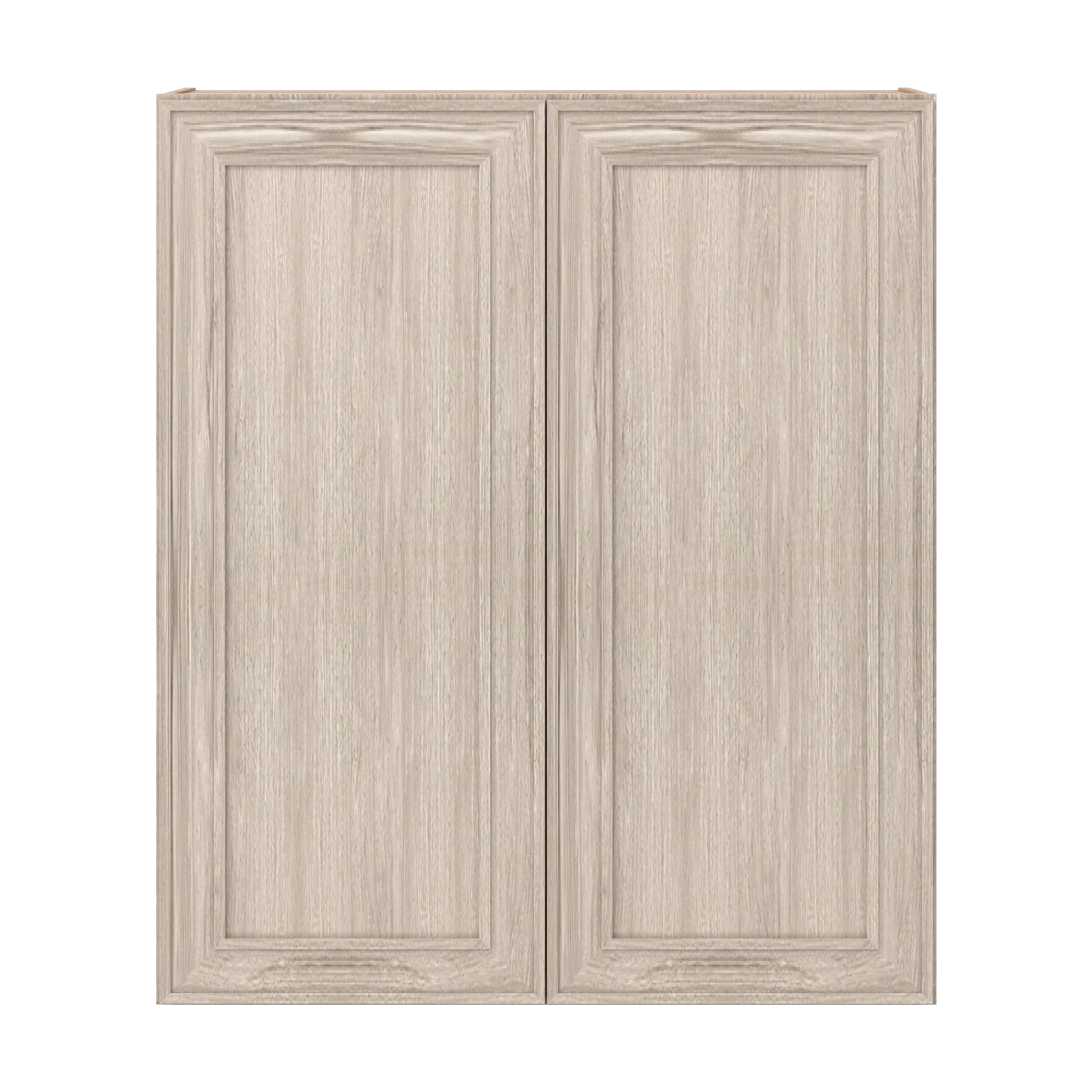Ivory Elegant Craftsman Shaker W3642 wall cabinet – close front view, RTA kitchen cabinet