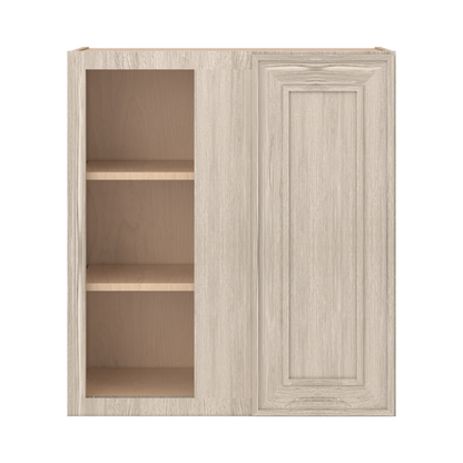 Ivory Elegant Craftsman Shaker WBC2730 wall cabinet – close front view, RTA kitchen cabinet
