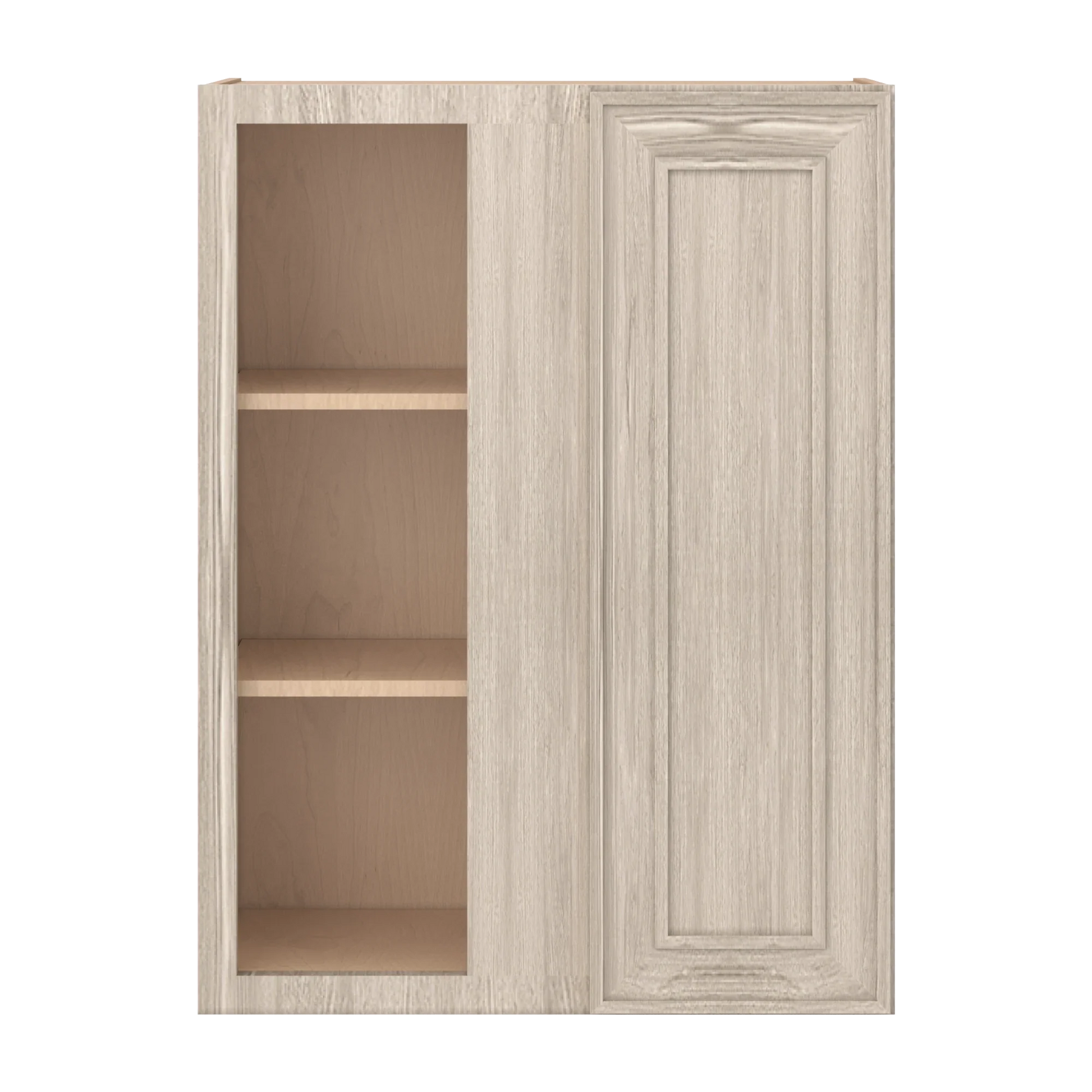 Ivory Elegant Craftsman Shaker WBC2736 wall cabinet – close front view, RTA kitchen cabinet
