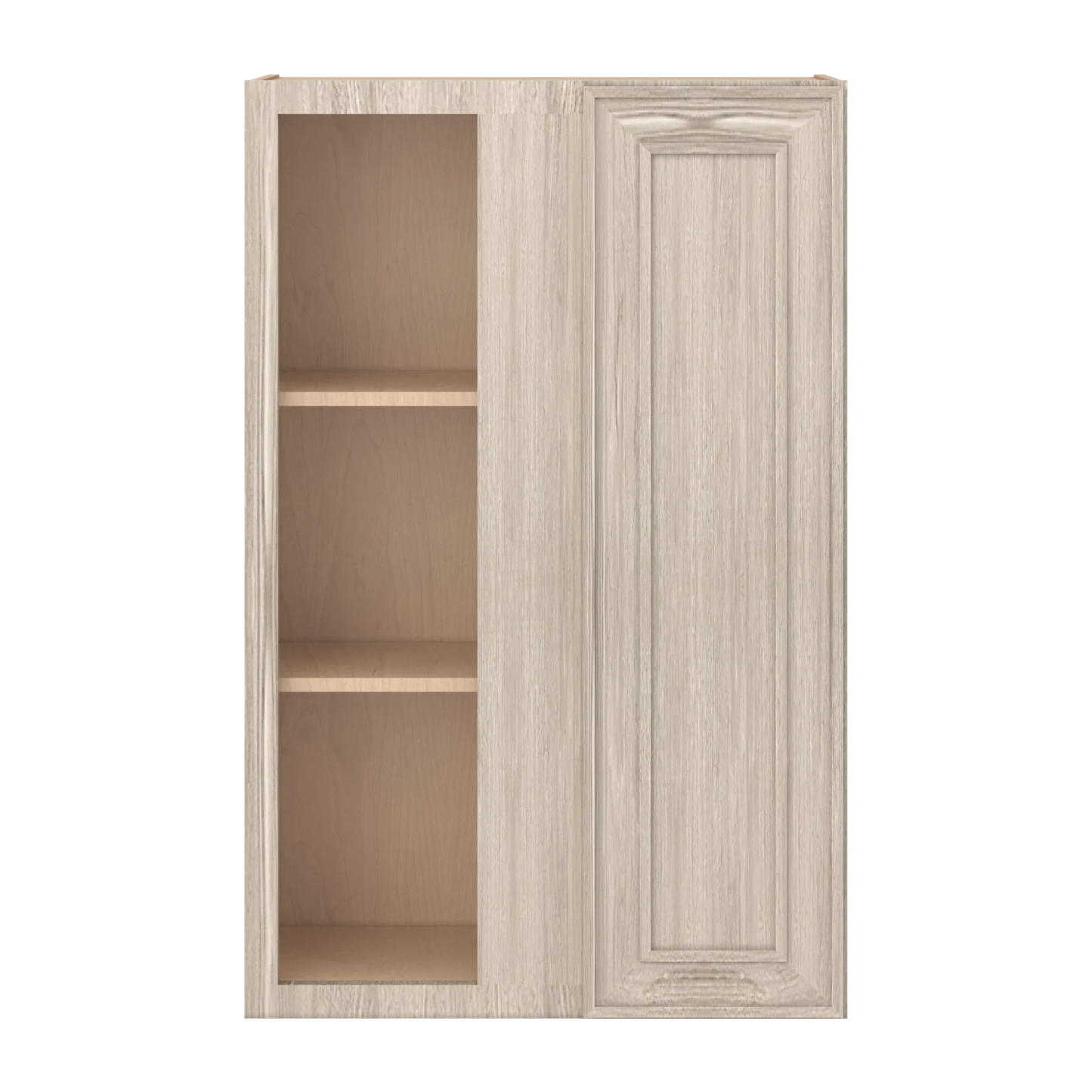 Ivory Elegant Craftsman Shaker WBC2742 wall cabinet – close front view, RTA kitchen cabinet