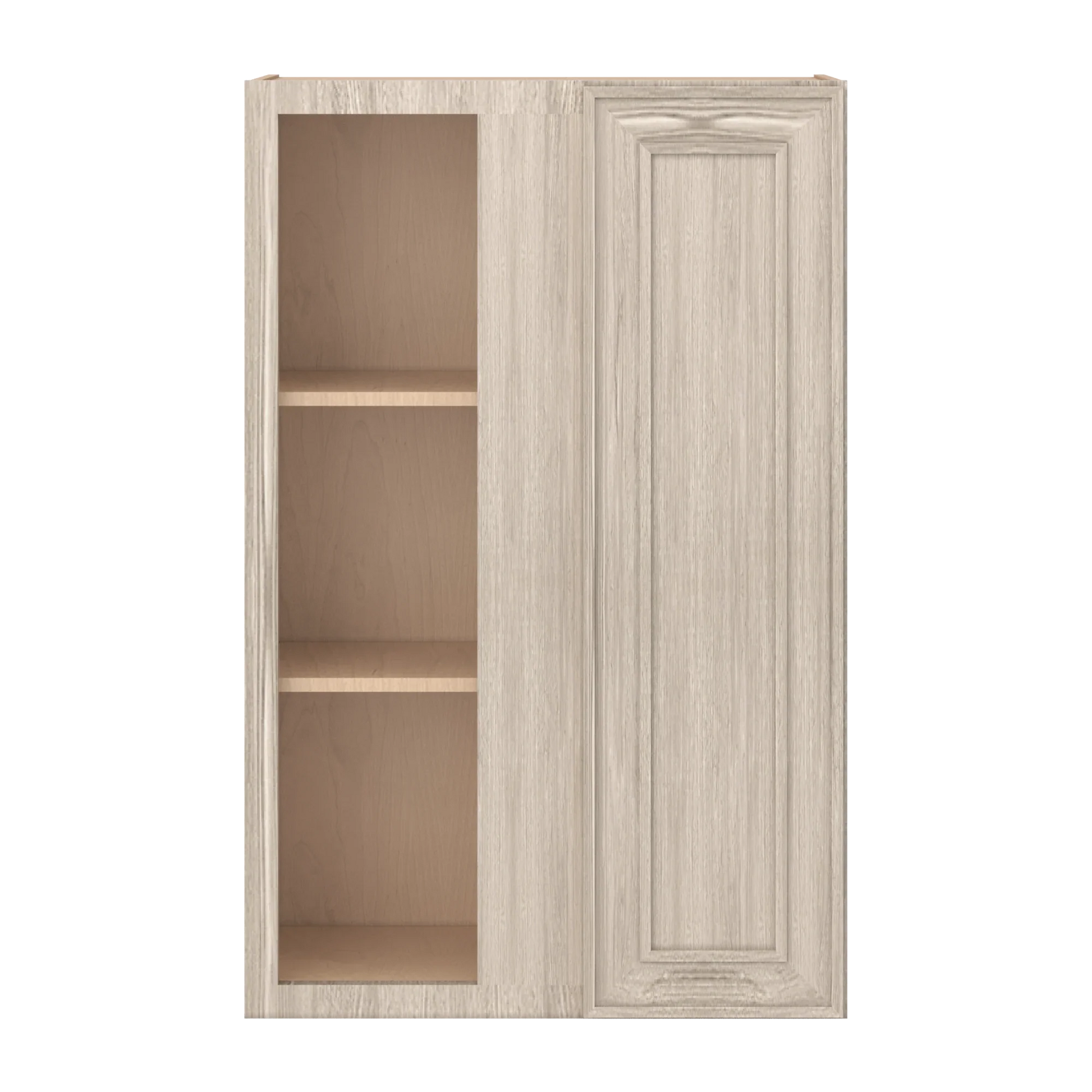 Ivory Elegant Craftsman Shaker WBC2742 wall cabinet – close front view, RTA kitchen cabinet