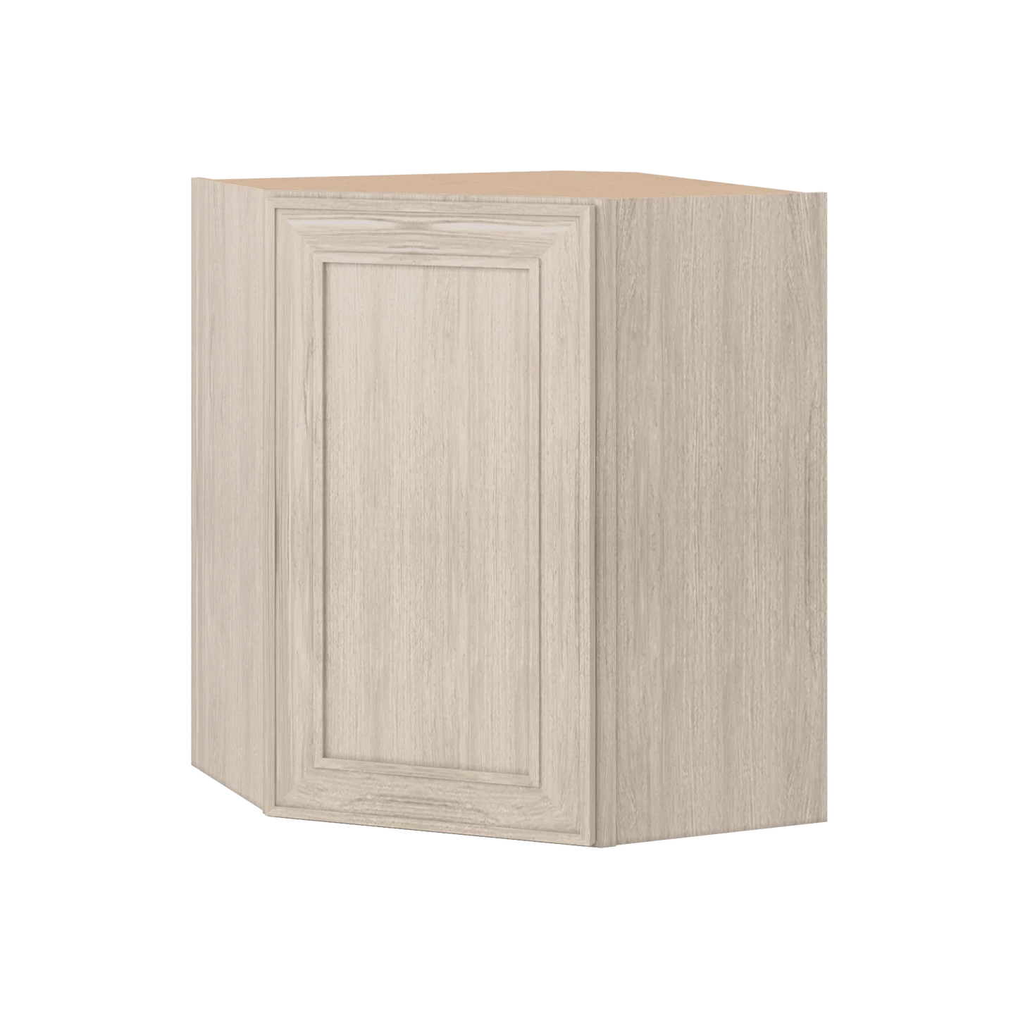 Ivory Elegant Craftsman Shaker WDC2430 wall cabinet – close angle view, RTA kitchen cabinet