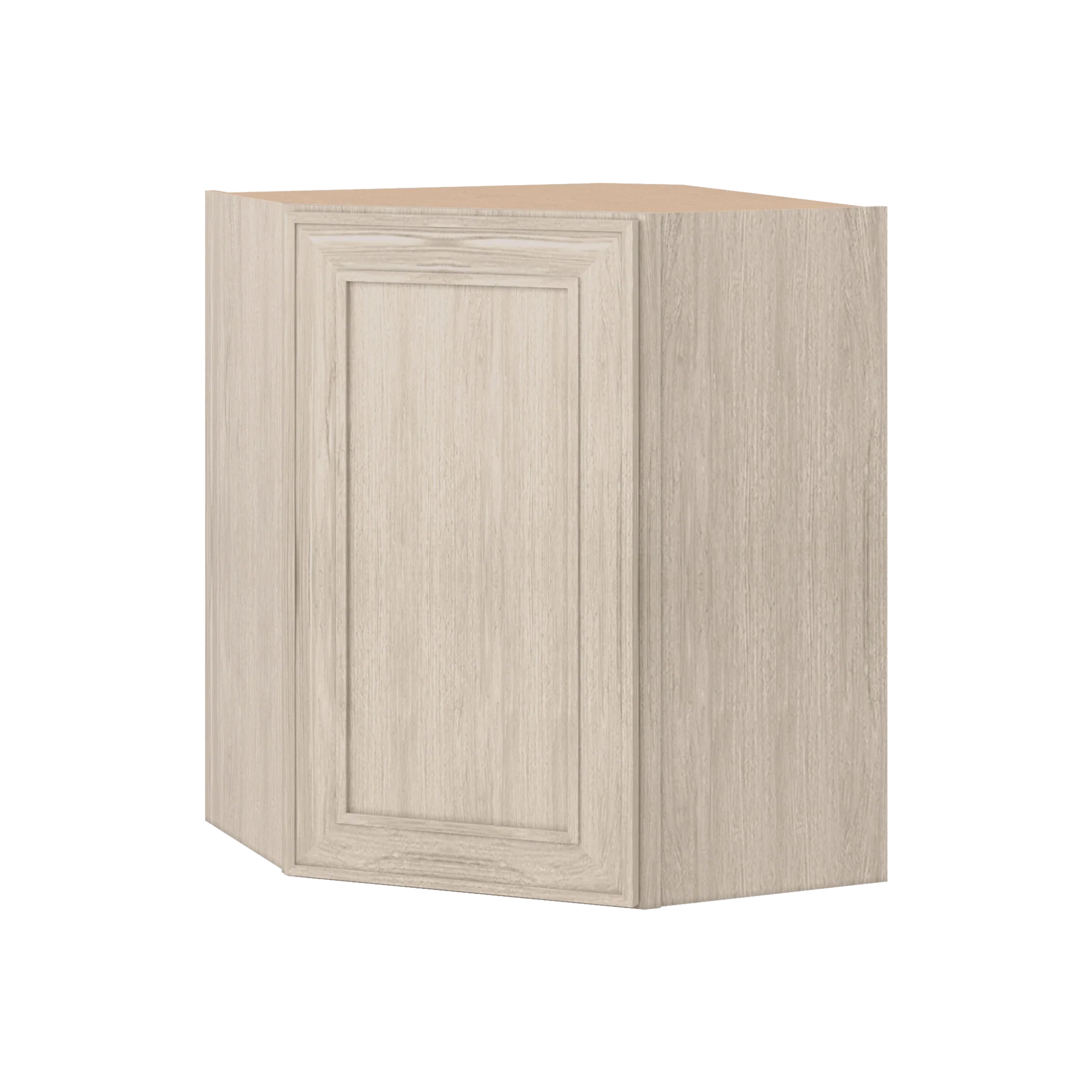 Ivory Elegant Craftsman Shaker WDC2430 wall cabinet – close angle view, RTA kitchen cabinet