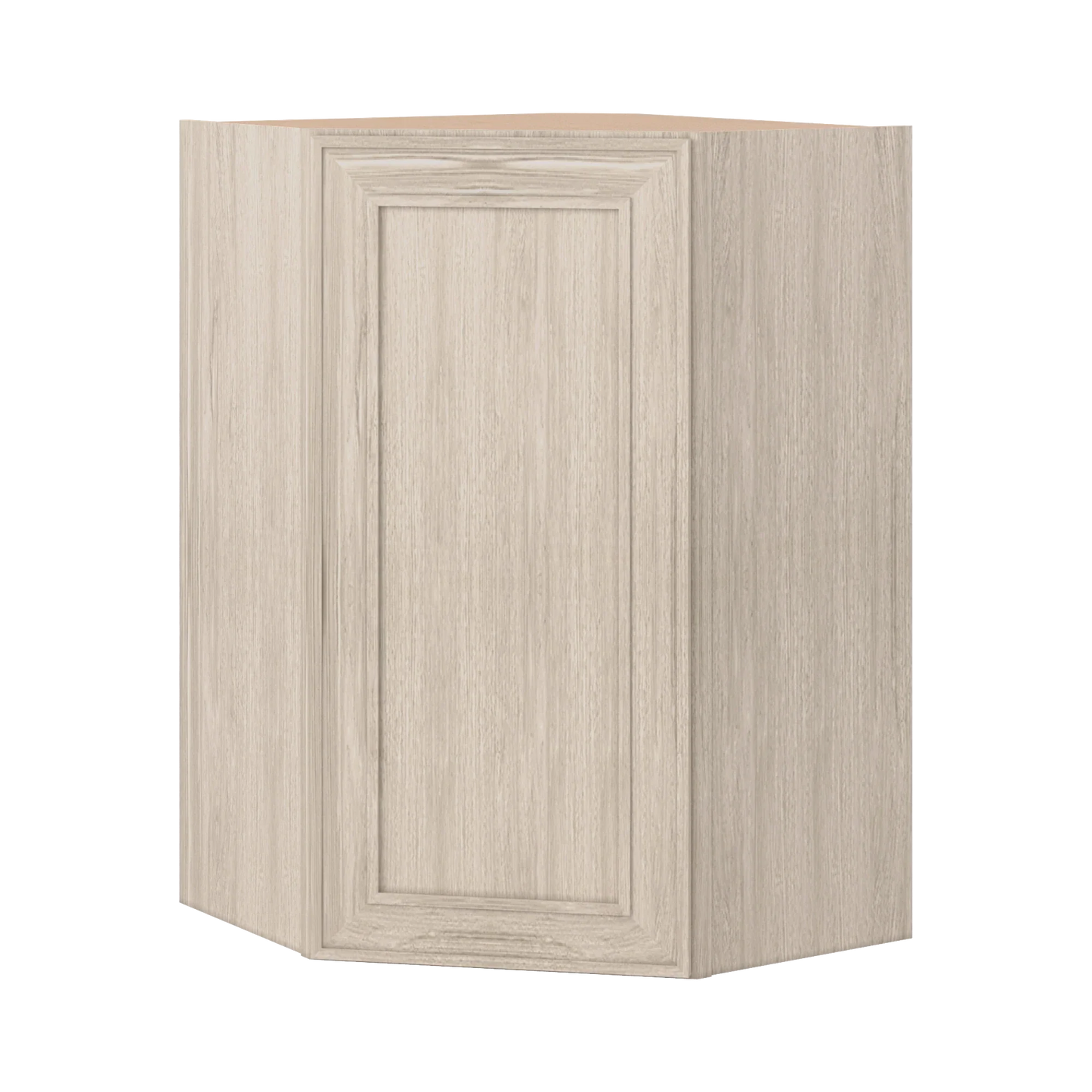 Ivory Elegant Craftsman Shaker WDC2436 wall cabinet – close angle view, RTA kitchen cabinet