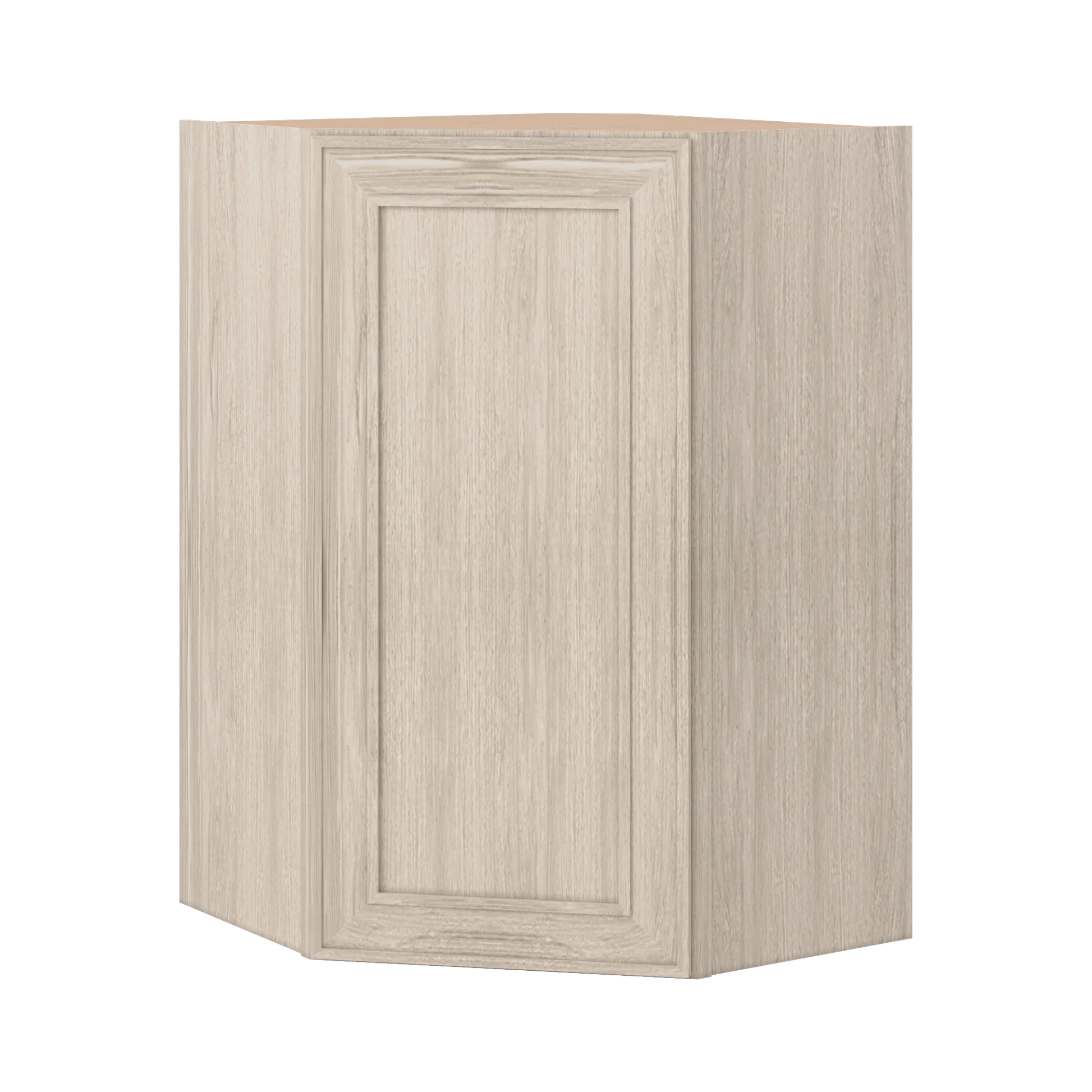 Ivory Elegant Craftsman Shaker WDC2436 wall cabinet – close angle view, RTA kitchen cabinet