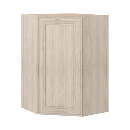 Ivory Elegant Craftsman Shaker WDC2436 wall cabinet – close angle view, RTA kitchen cabinet