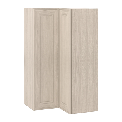 Ivory Elegant Craftsman Shaker WER2442 wall cabinet – close angle view, RTA kitchen cabinet